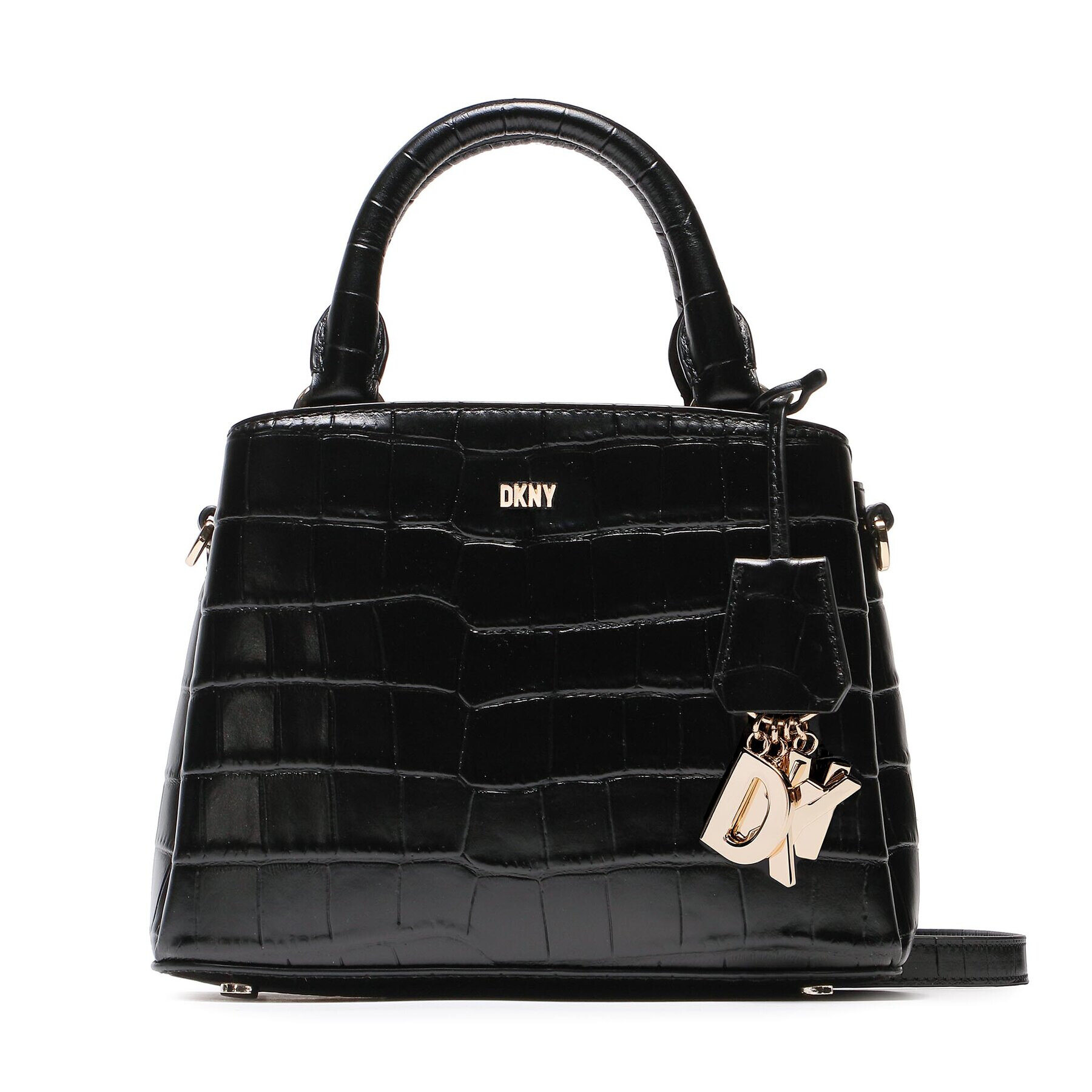 DKNY Táska Paige Sm Satchel R23DP465 Fekete - Pepit.hu