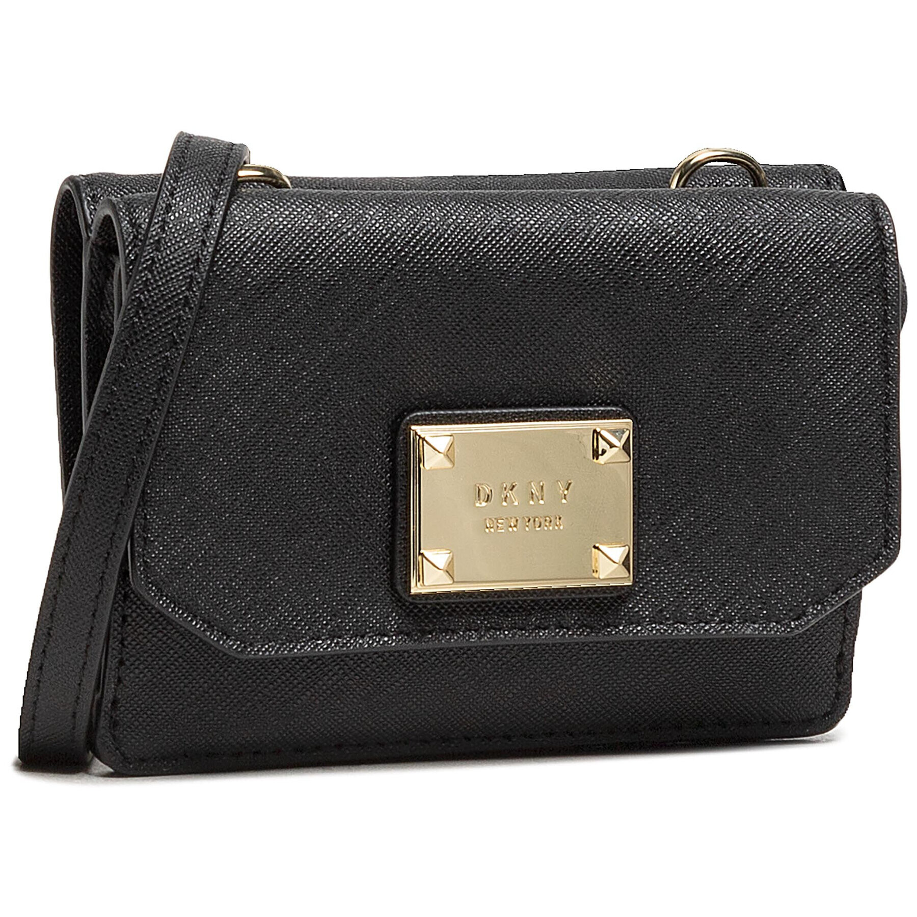 DKNY Táska Pearl Mini Flap R04Y1L59 Fekete - Pepit.hu