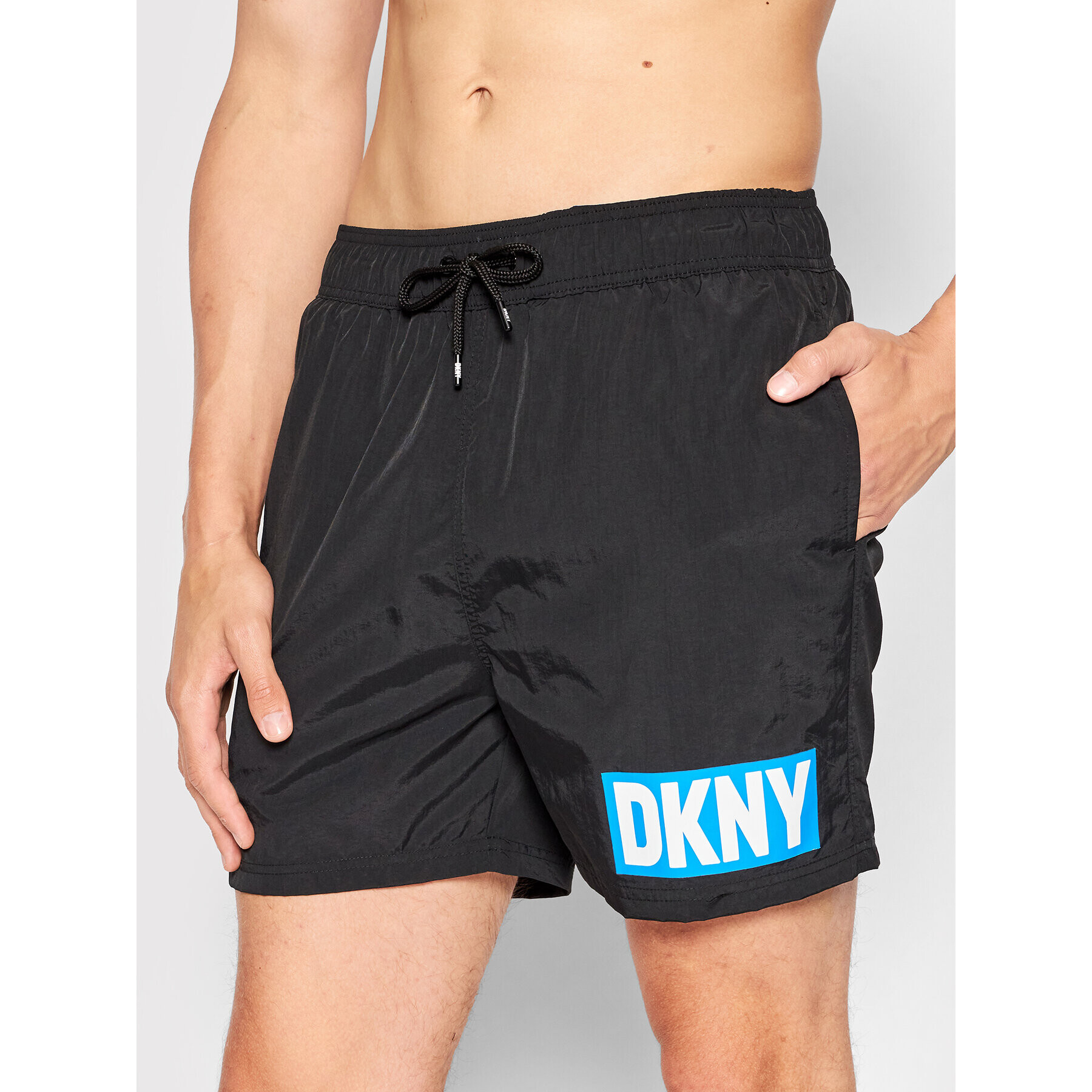 DKNY Úszónadrág L5_6036_DKY Fekete Regular Fit - Pepit.hu