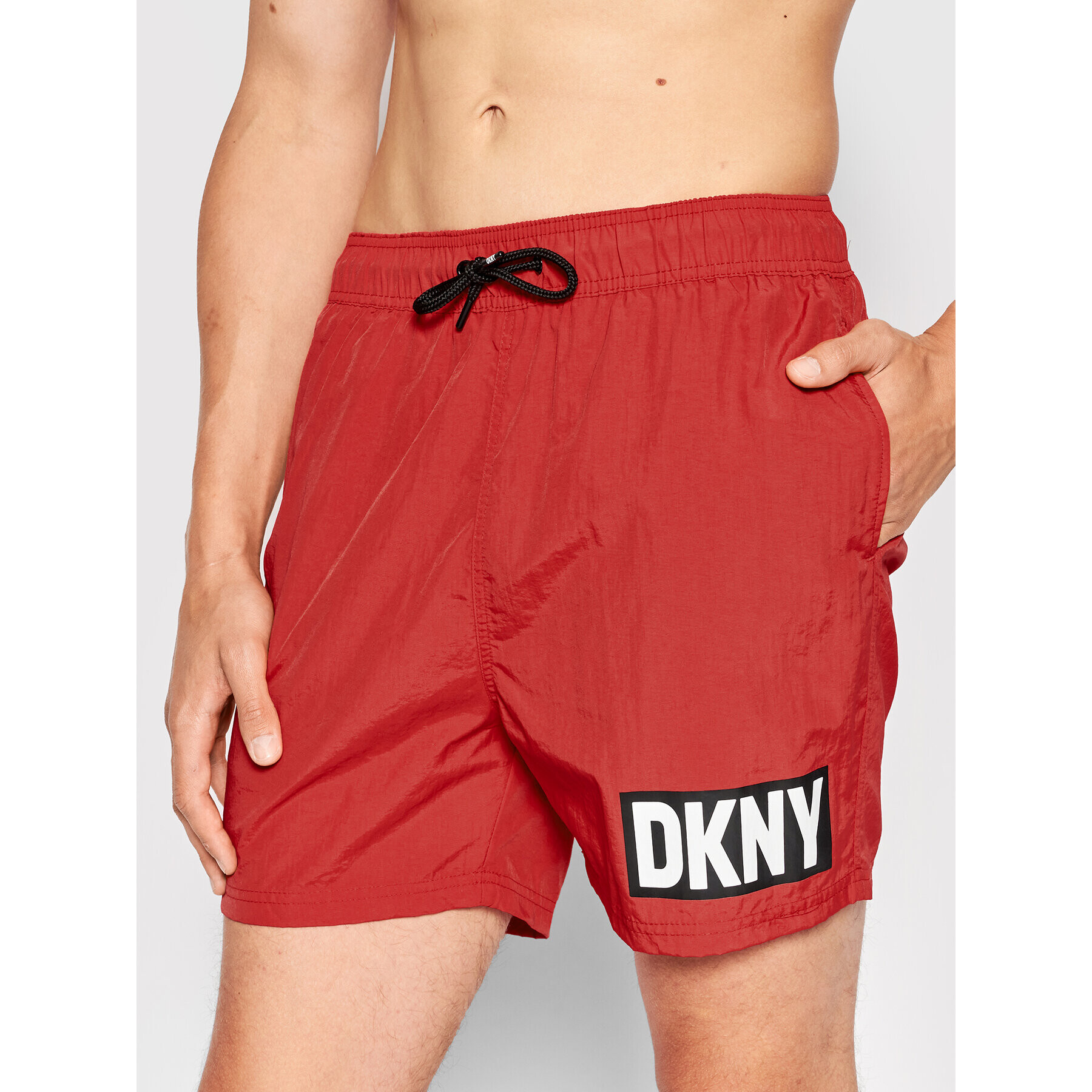 DKNY Úszónadrág L5_6036_DKY Piros Regular Fit - Pepit.hu