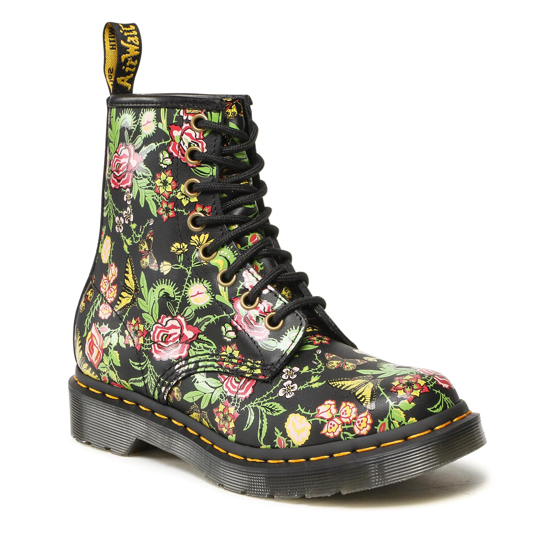 Dr. Martens Bakancs 1460 Bloom 27247001 Fekete - Pepit.hu