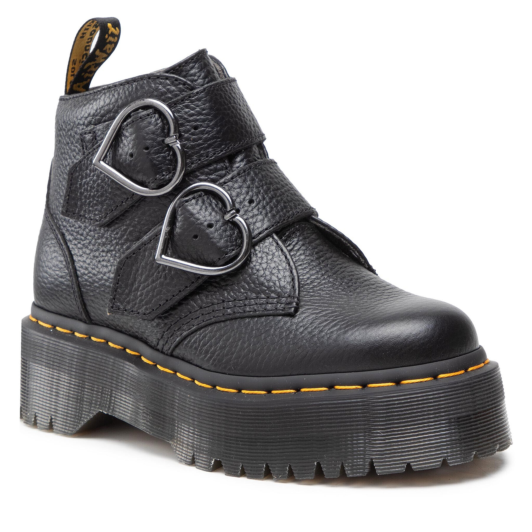 Dr. Martens Bokacsizma Devon Heart 26439001 Fekete - Pepit.hu