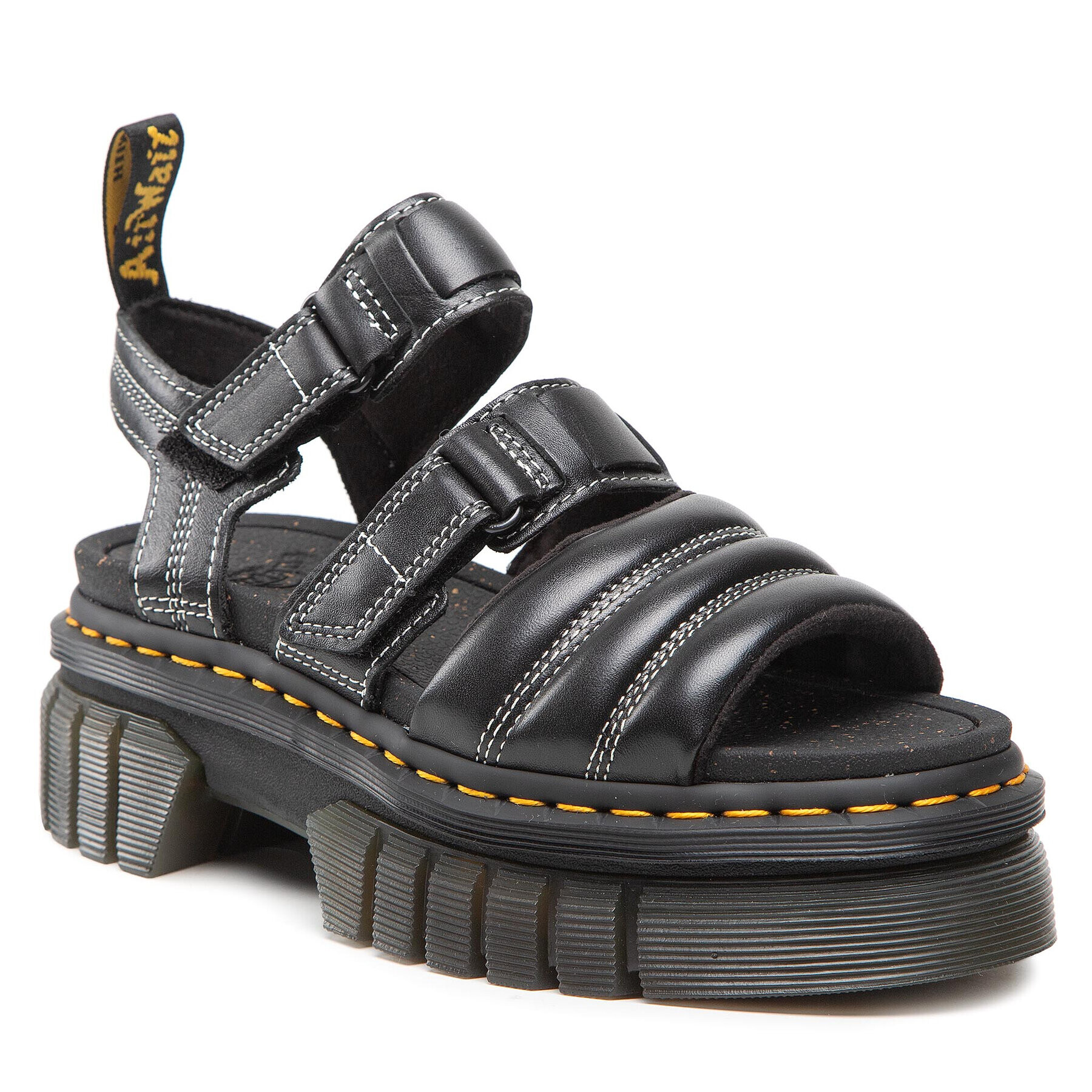 Dr. Martens Szandál Ricki 3-Strap Sandal 27763001 Fekete - Pepit.hu