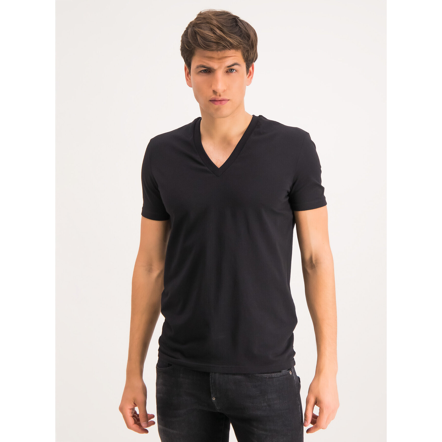 Dsquared2 Póló DCM450030 Fekete Slim Fit - Pepit.hu