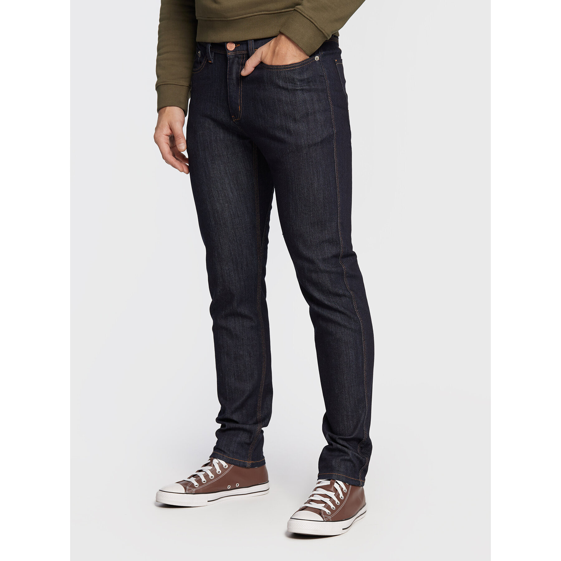 Duer Farmer Performance Denim MFLS3002 Sötétkék Slim Fit - Pepit.hu