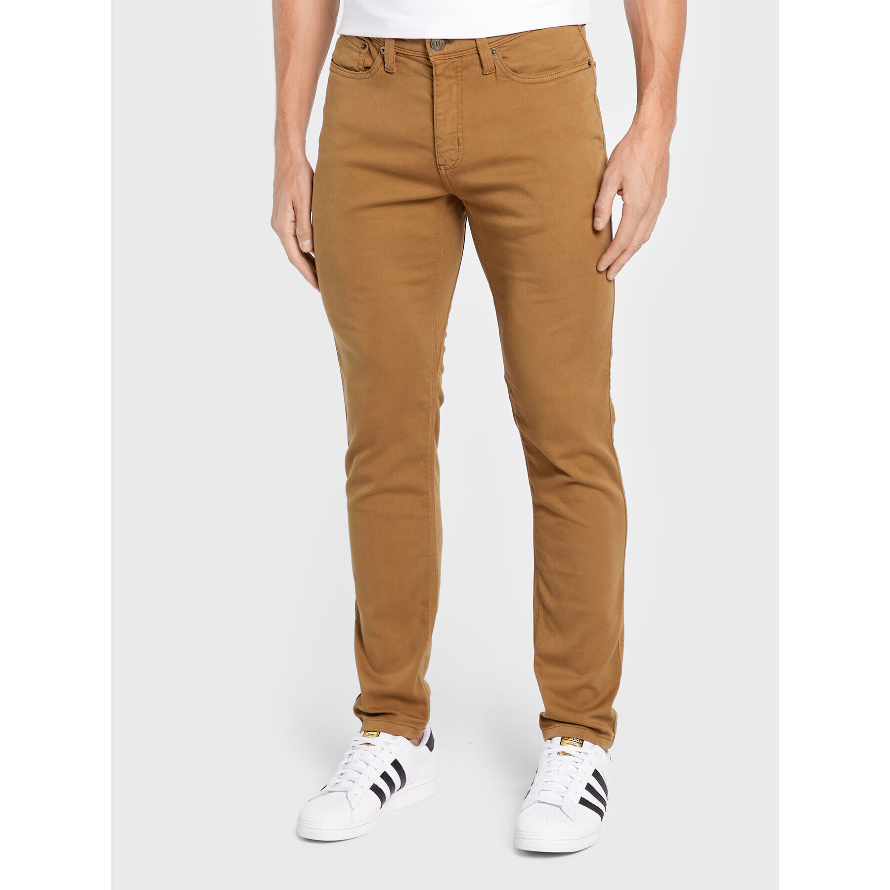 Duer Szövet nadrág No Sweat MFNS1001 Barna Slim Fit - Pepit.hu