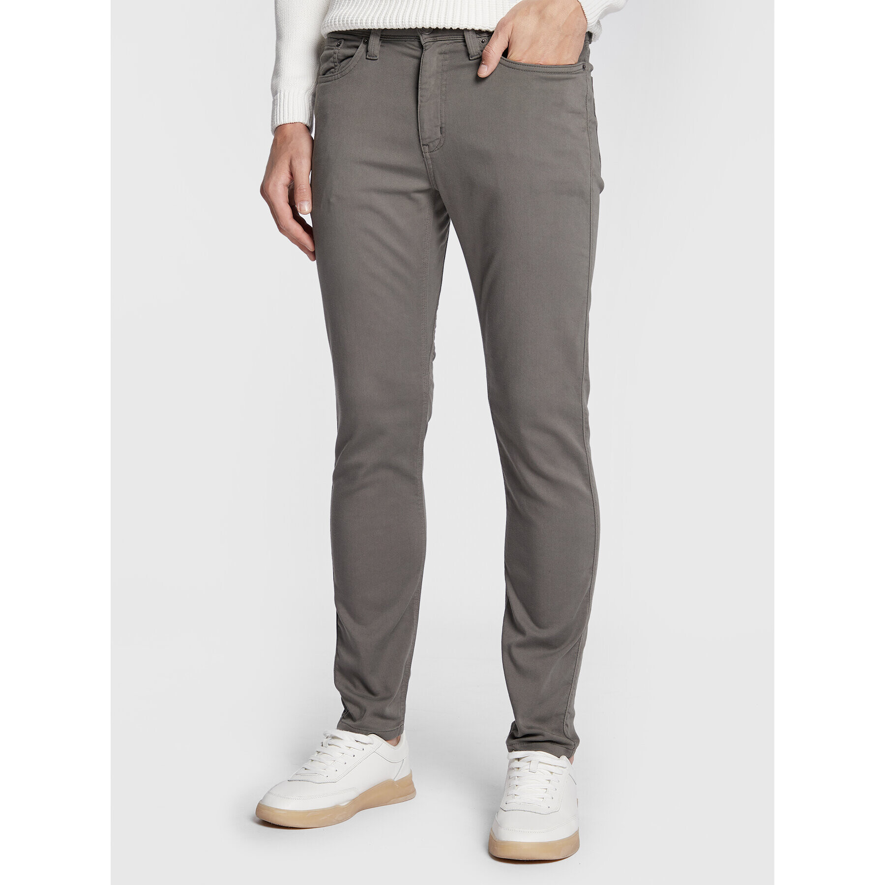 Duer Szövet nadrág No Sweat MFNS1001 Szürke Slim Fit - Pepit.hu