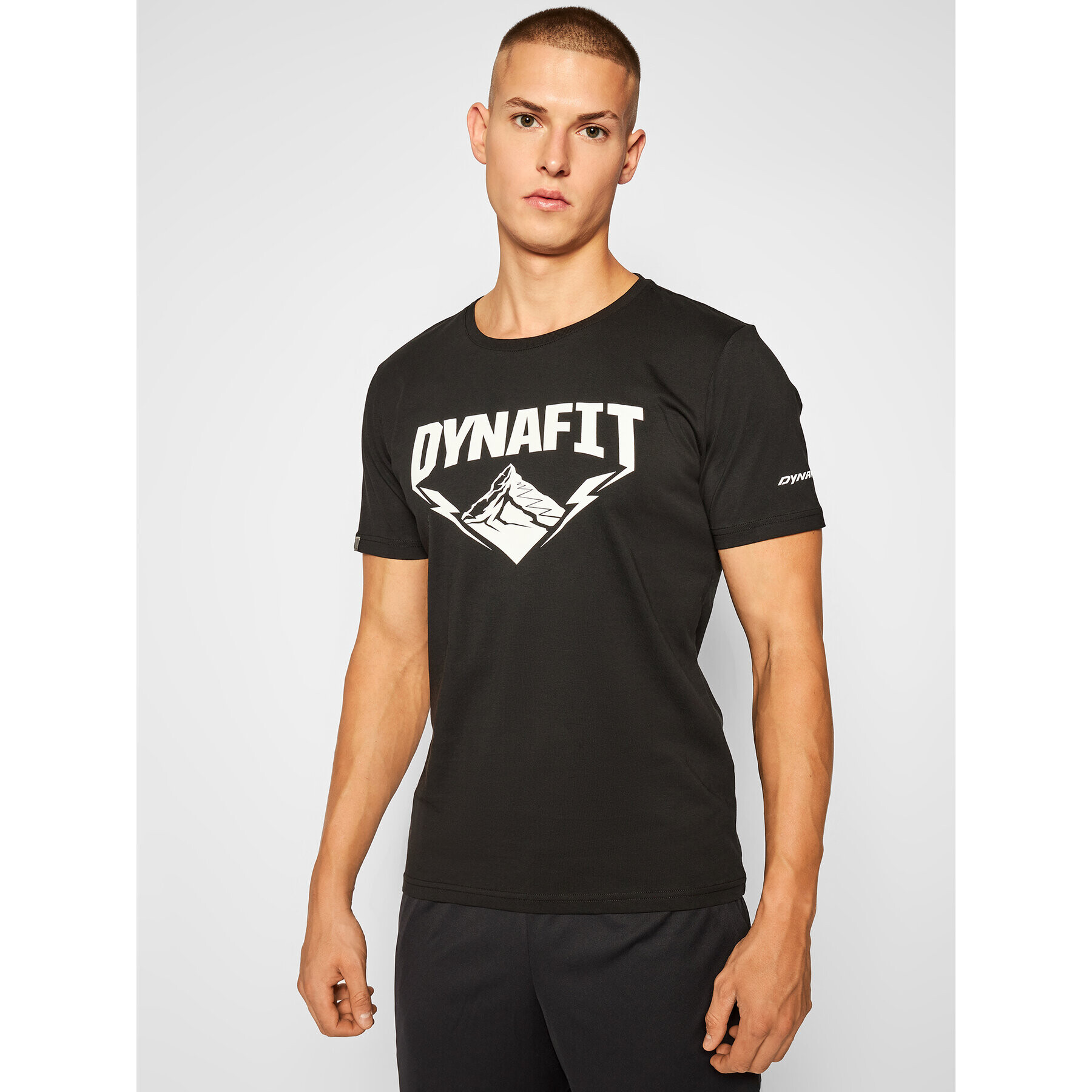 Dynafit Póló Graphic Tee 08-000070998 Fekete Regular Fit - Pepit.hu