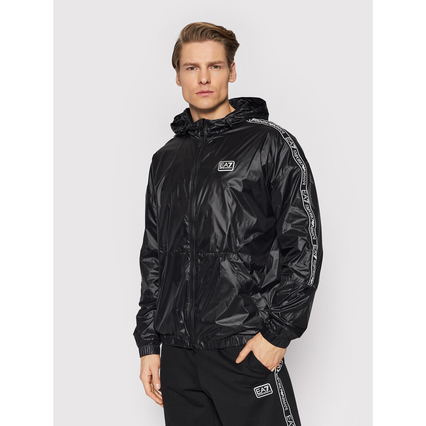 EA7 Emporio Armani Átmeneti kabát 3LPB29 PNR4Z 0200 Fekete Regular Fit - Pepit.hu