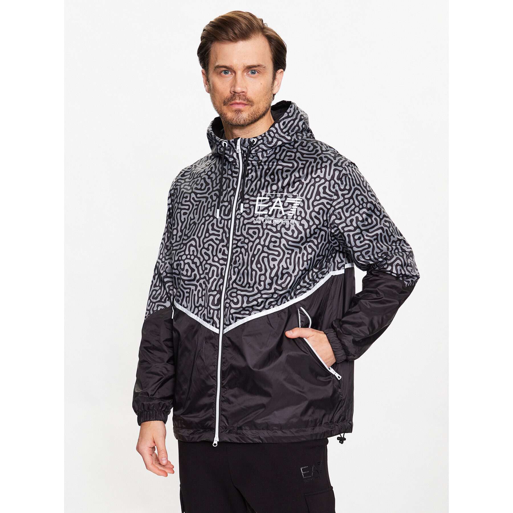 EA7 Emporio Armani Átmeneti kabát 3RPB04 PN5ZZ 1200 Fekete Regular Fit - Pepit.hu