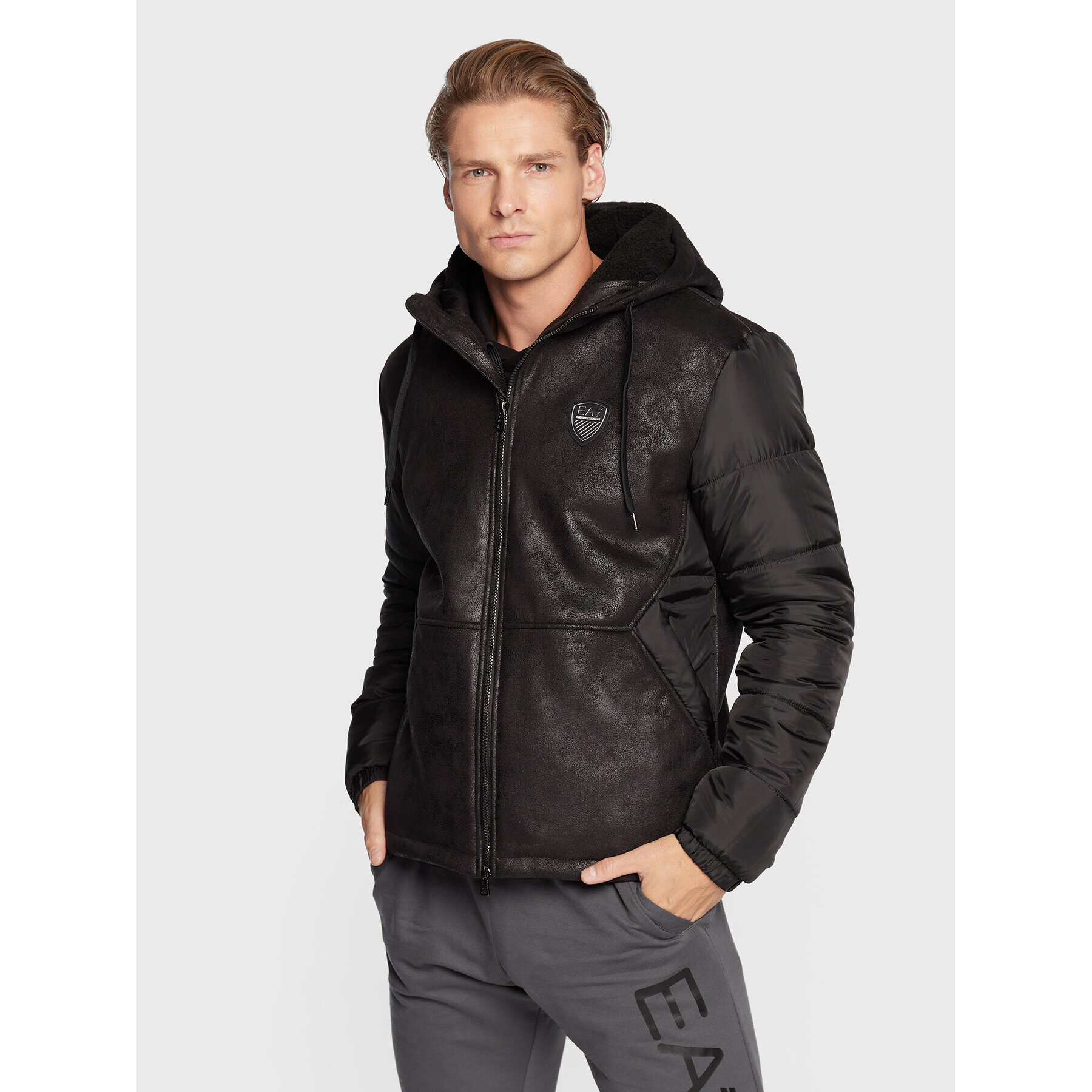 EA7 Emporio Armani Átmeneti kabát 6LPBA5 PN54Z 1200 Fekete Regular Fit - Pepit.hu