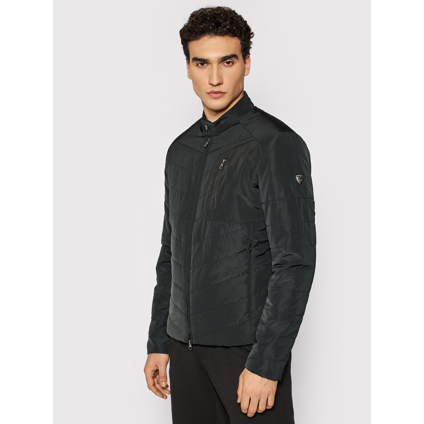 EA7 Emporio Armani Átmeneti kabát 8NPB05 PNN7Z 1200 Fekete Regular Fit - Pepit.hu