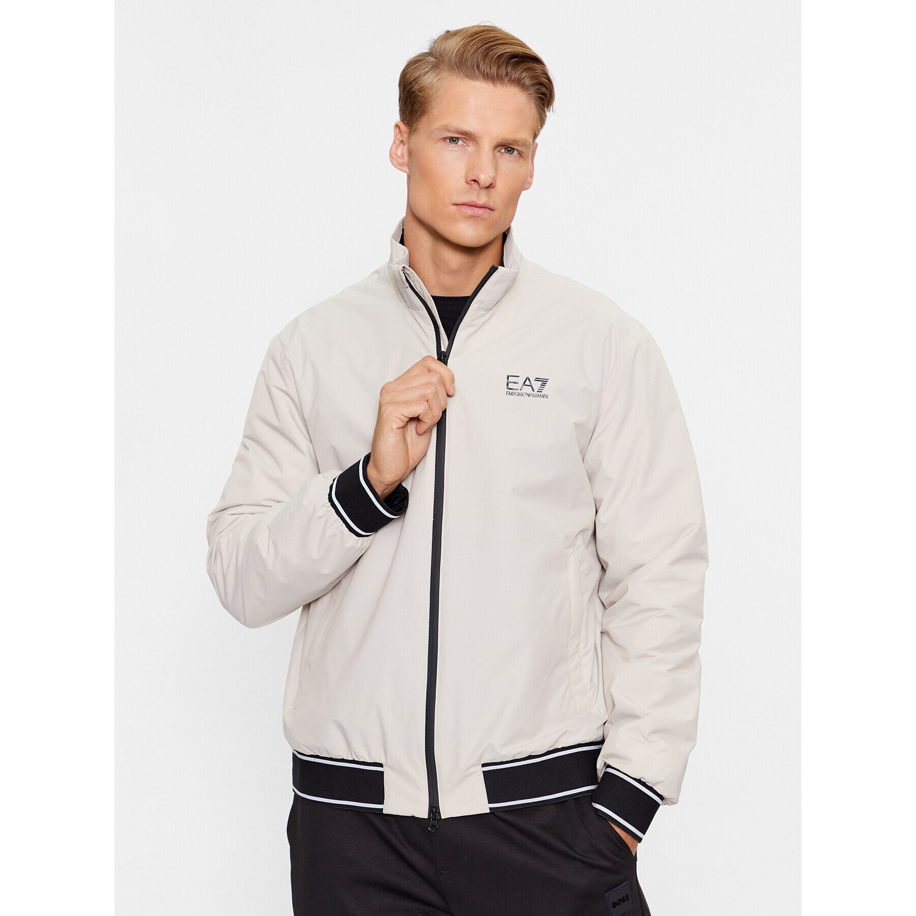 EA7 Emporio Armani Bomber dzseki 6RPB07 PN27Z 1716 Ezüst Regular Fit - Pepit.hu