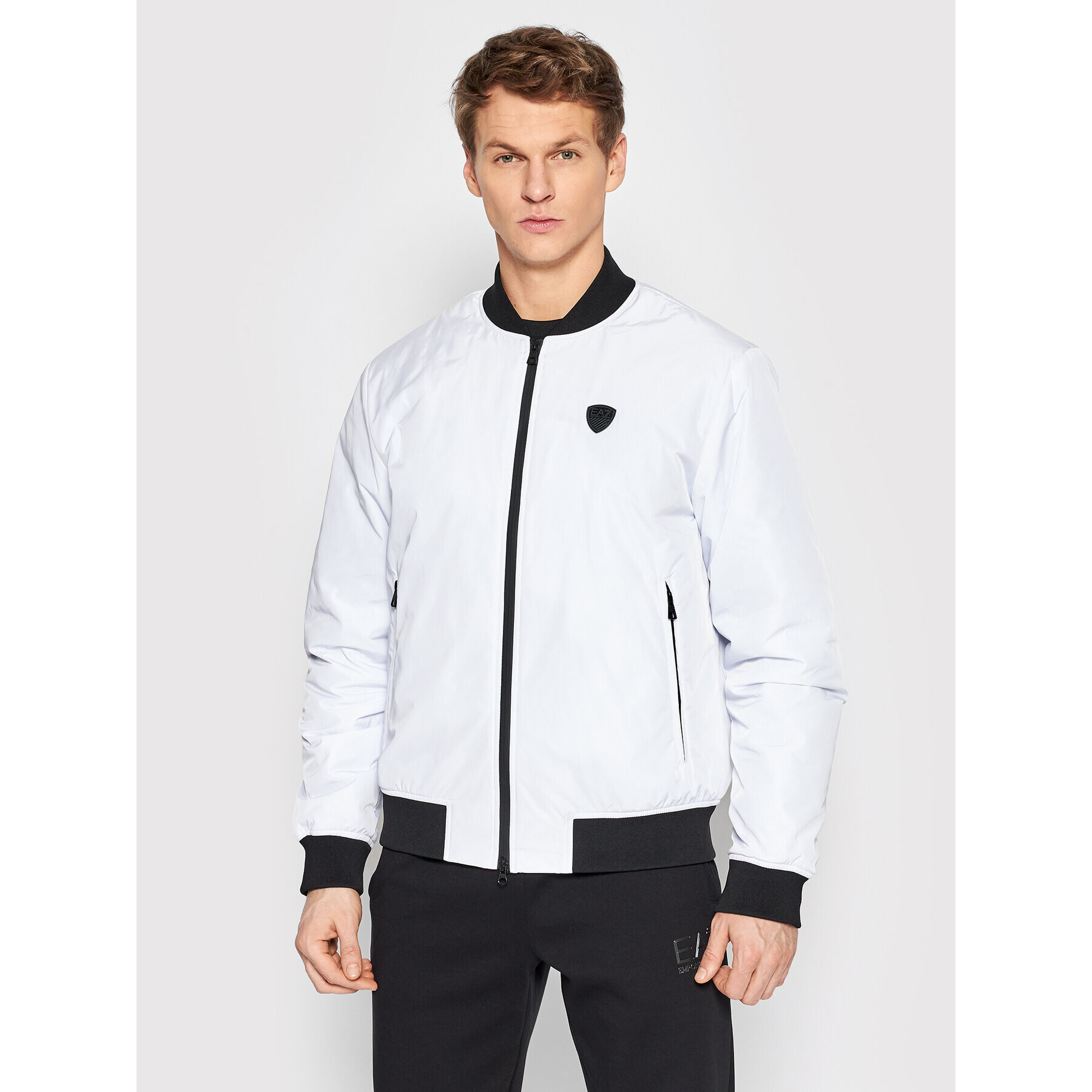 EA7 Emporio Armani Bomber dzseki 8NPB10 PN7LZ 1100 Fehér Regular Fit - Pepit.hu