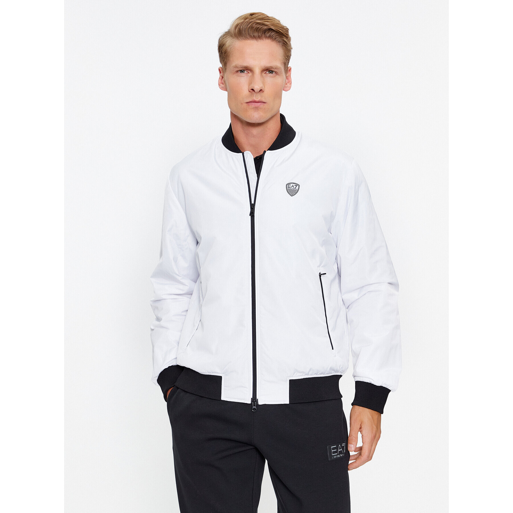 EA7 Emporio Armani Bomber dzseki 8NPB12 PN7LZ 1100 Fehér Regular Fit - Pepit.hu