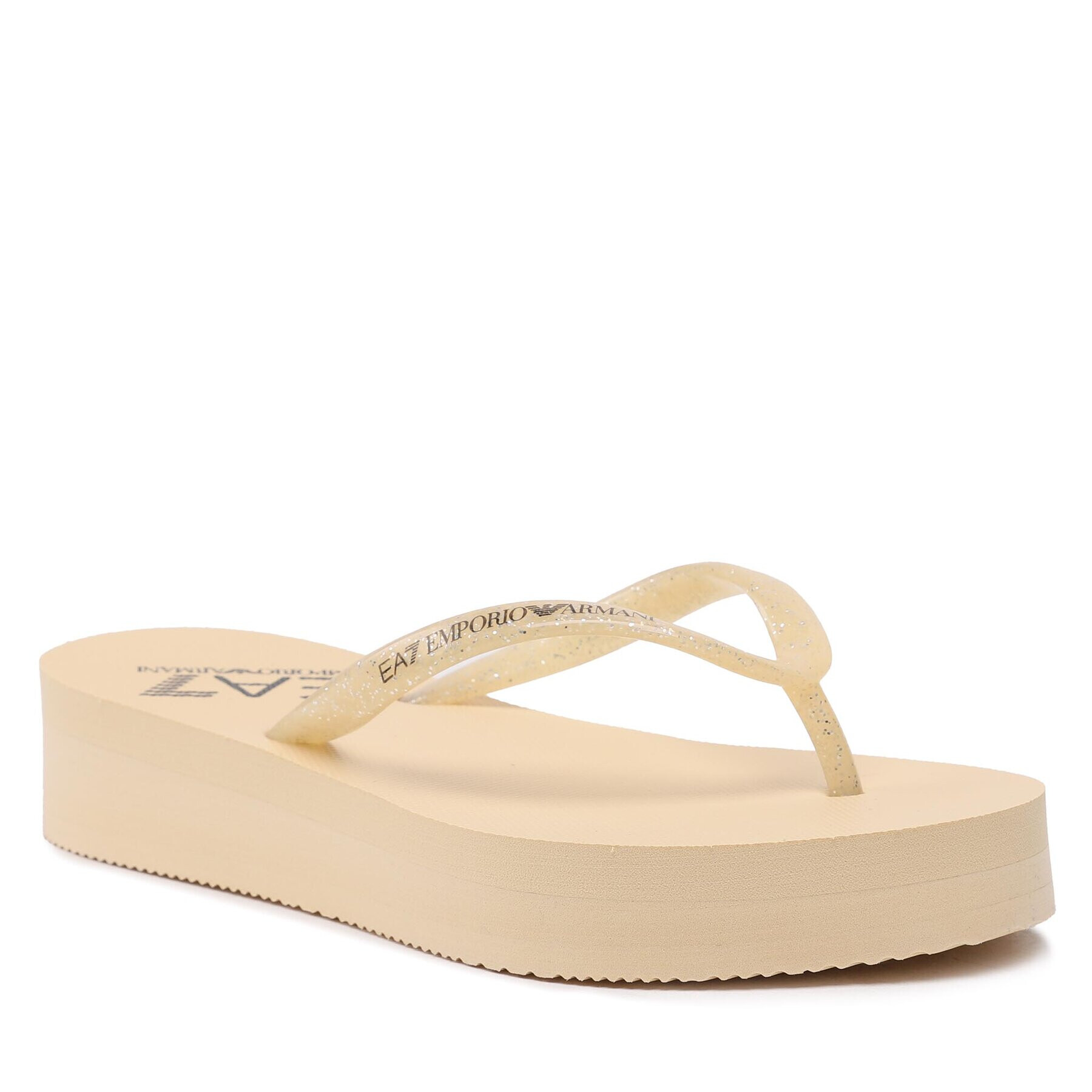 EA7 Emporio Armani Flip-flops XFQ013 XK322 S467 Bézs - Pepit.hu