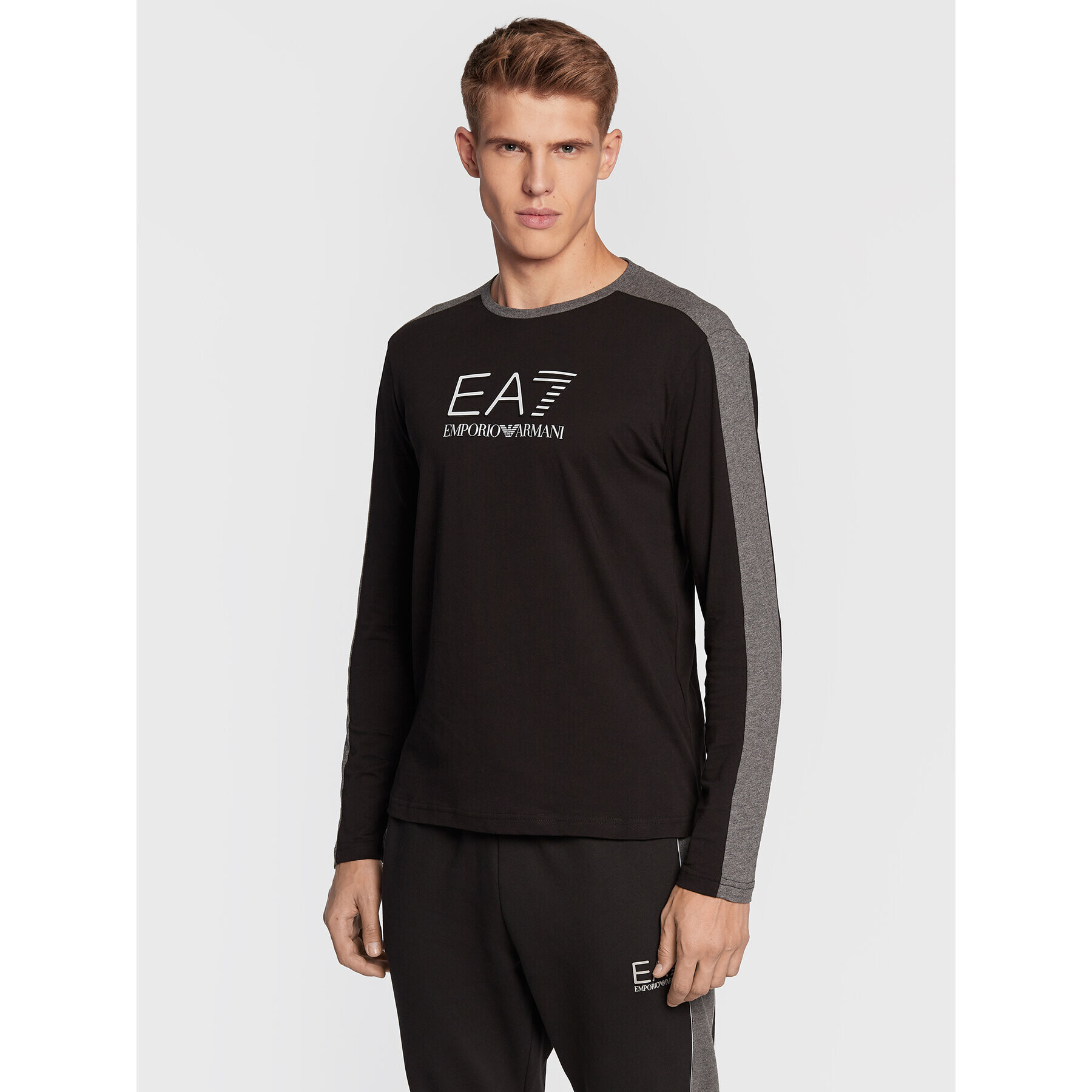 EA7 Emporio Armani Hosszú ujjú 6LPT07 PJ02Z 1200 Fekete Regular Fit - Pepit.hu