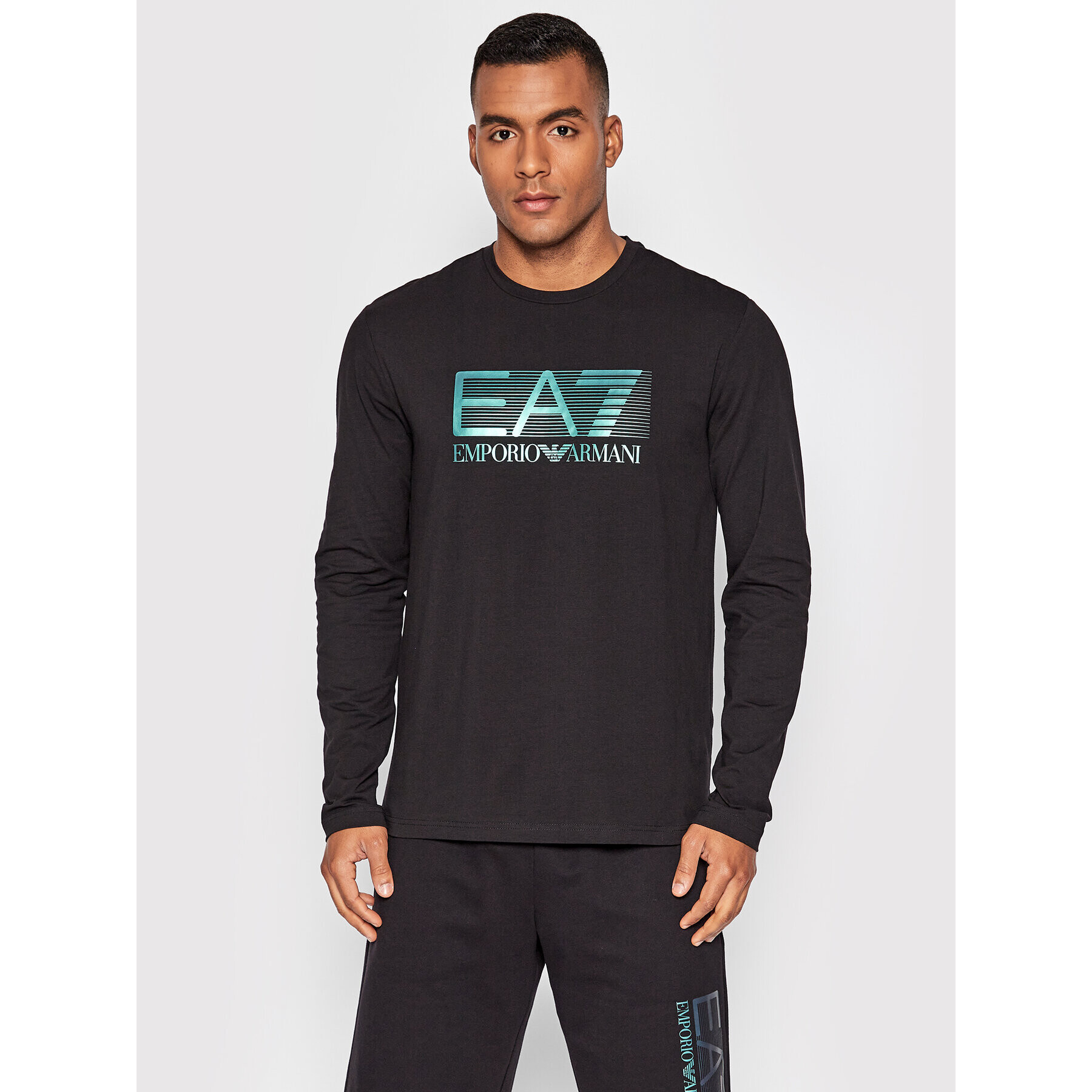 EA7 Emporio Armani Hosszú ujjú 6LPT64 PJ03Z 1200 Fekete Regular Fit - Pepit.hu