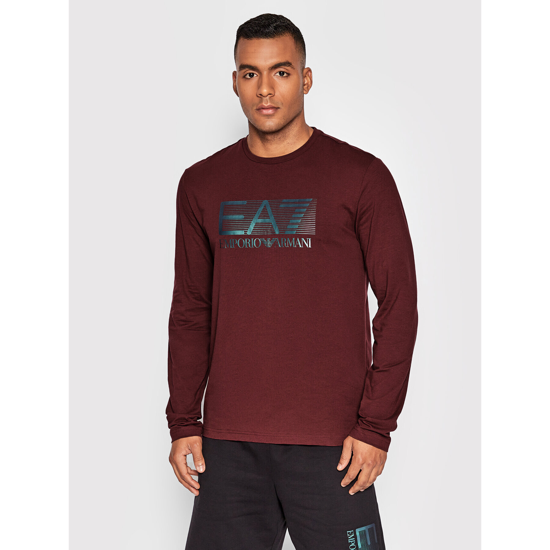 EA7 Emporio Armani Hosszú ujjú 6LPT64 PJ03Z 1495 Bordó Regular Fit - Pepit.hu