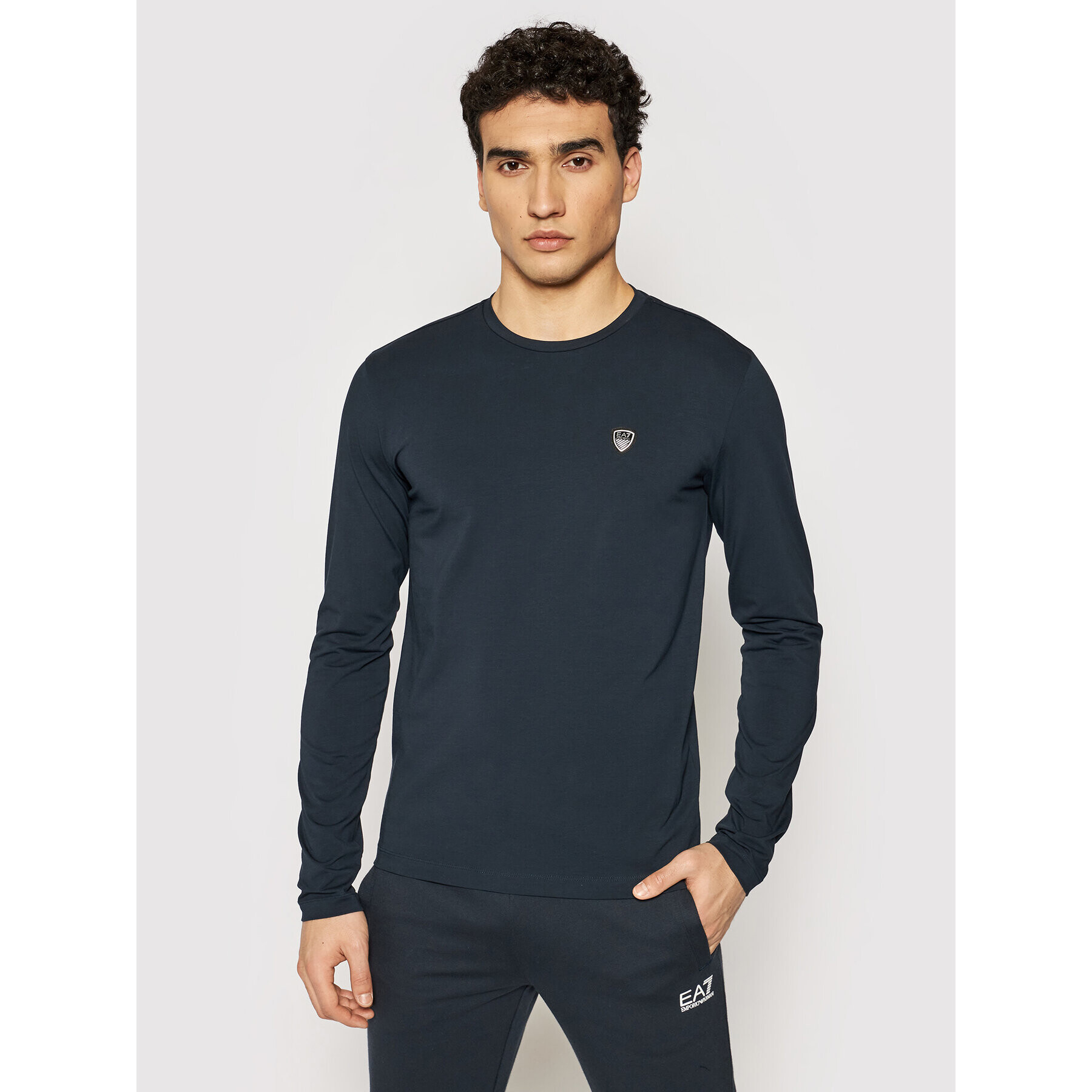 EA7 Emporio Armani Hosszú ujjú 8NPTL9 PJ03Z 1578 Sötétkék Slim Fit - Pepit.hu