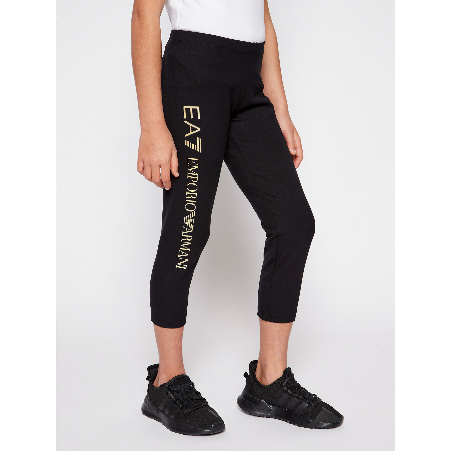 EA7 Emporio Armani Leggings 3KFP51 FJ01Z 1200 Fekete Slim Fit - Pepit.hu