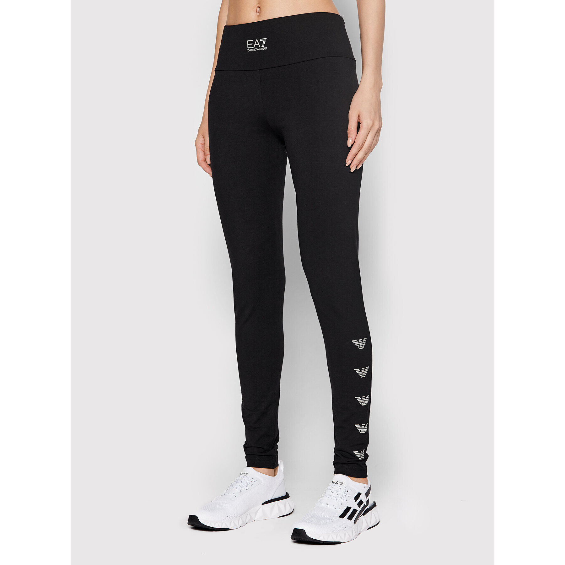 EA7 Emporio Armani Leggings 6LTP81 TJJCZ 0200 Fekete Slim Fit - Pepit.hu