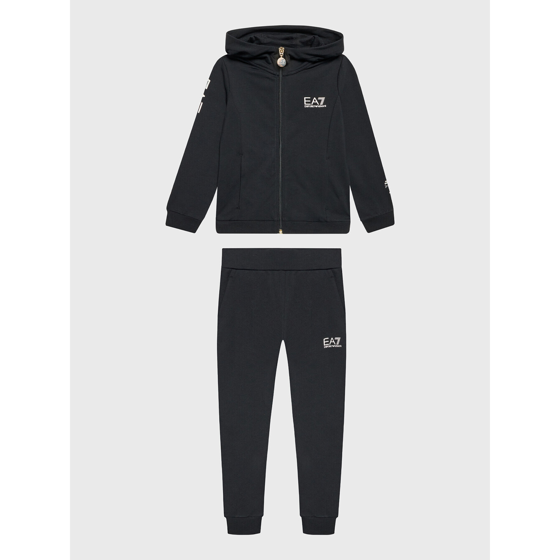 EA7 Emporio Armani Melegítő 6LFV03 FJ5FZ 0200 Fekete Regular Fit - Pepit.hu