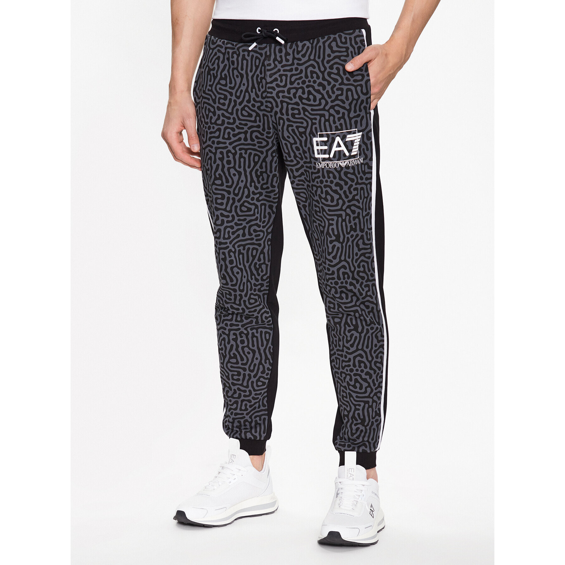 EA7 Emporio Armani Melegítő alsó 3RPP52 PJ05Z 1200 Fekete Regular Fit - Pepit.hu