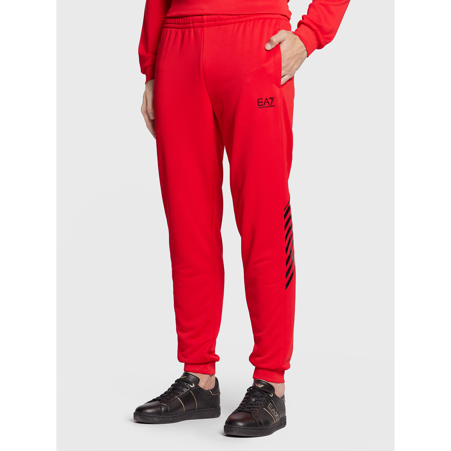 EA7 Emporio Armani Melegítő alsó 6LPP55 PJ16Z 1451 Piros Regular Fit - Pepit.hu