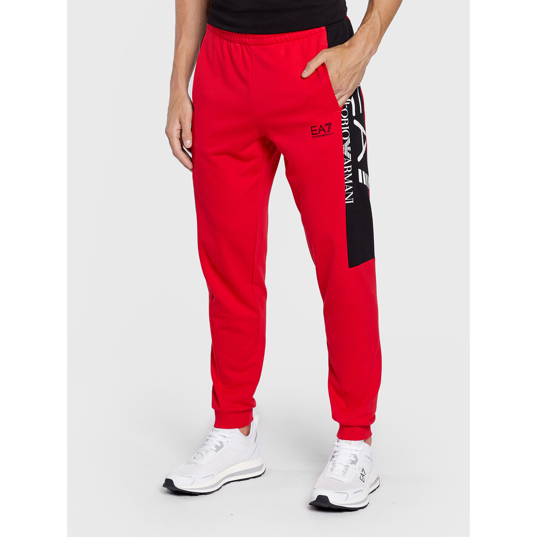 EA7 Emporio Armani Melegítő alsó 6LPP80 PJFGZ 1451 Piros Regular Fit - Pepit.hu