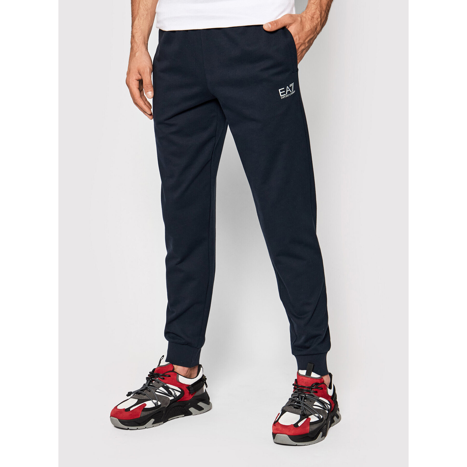 EA7 Emporio Armani Melegítő alsó 8NPP53 PJ05Z 0578 Sötétkék Slim Fit - Pepit.hu