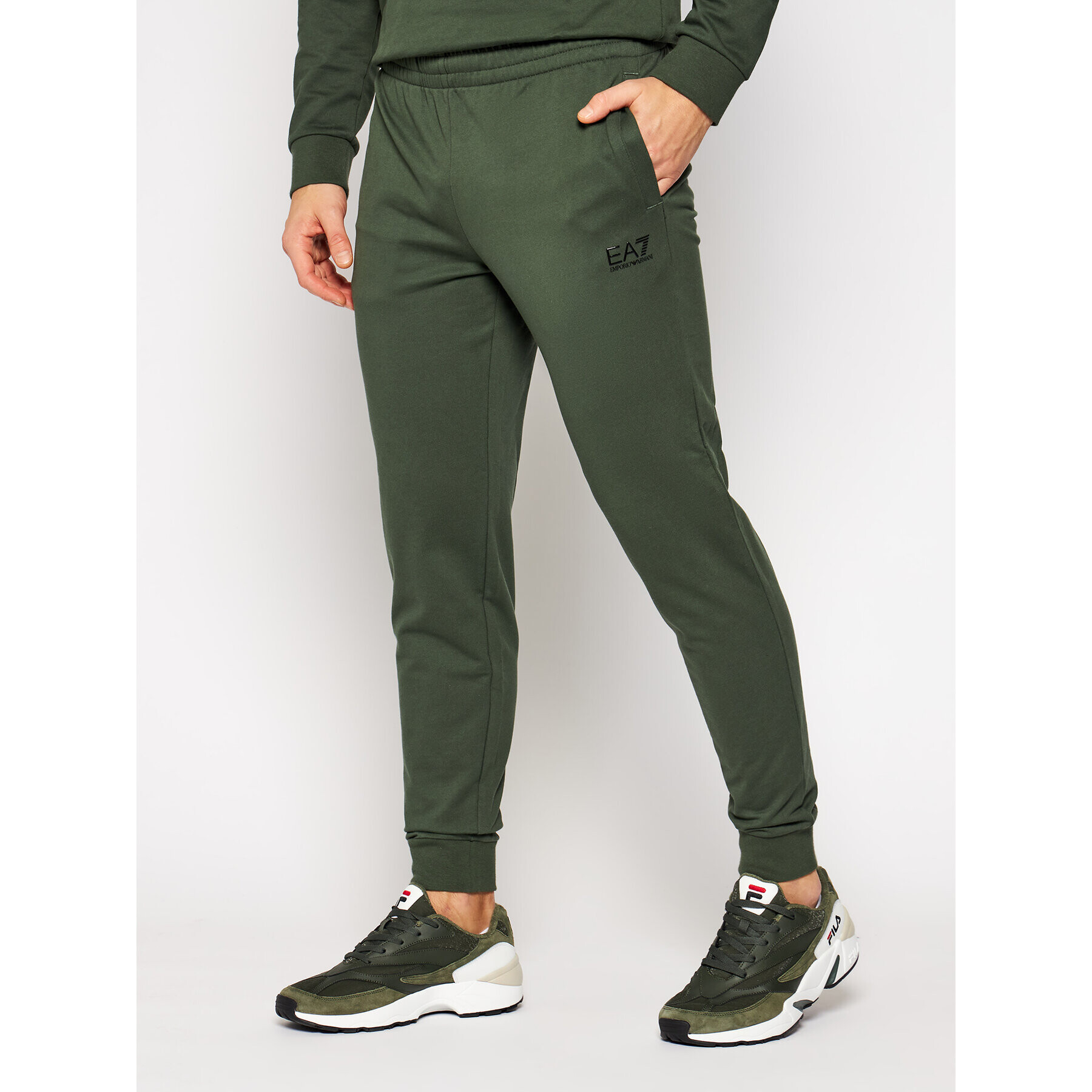 EA7 Emporio Armani Melegítő alsó 8NPP53 PJ05Z 1862 Zöld Slim Fit - Pepit.hu