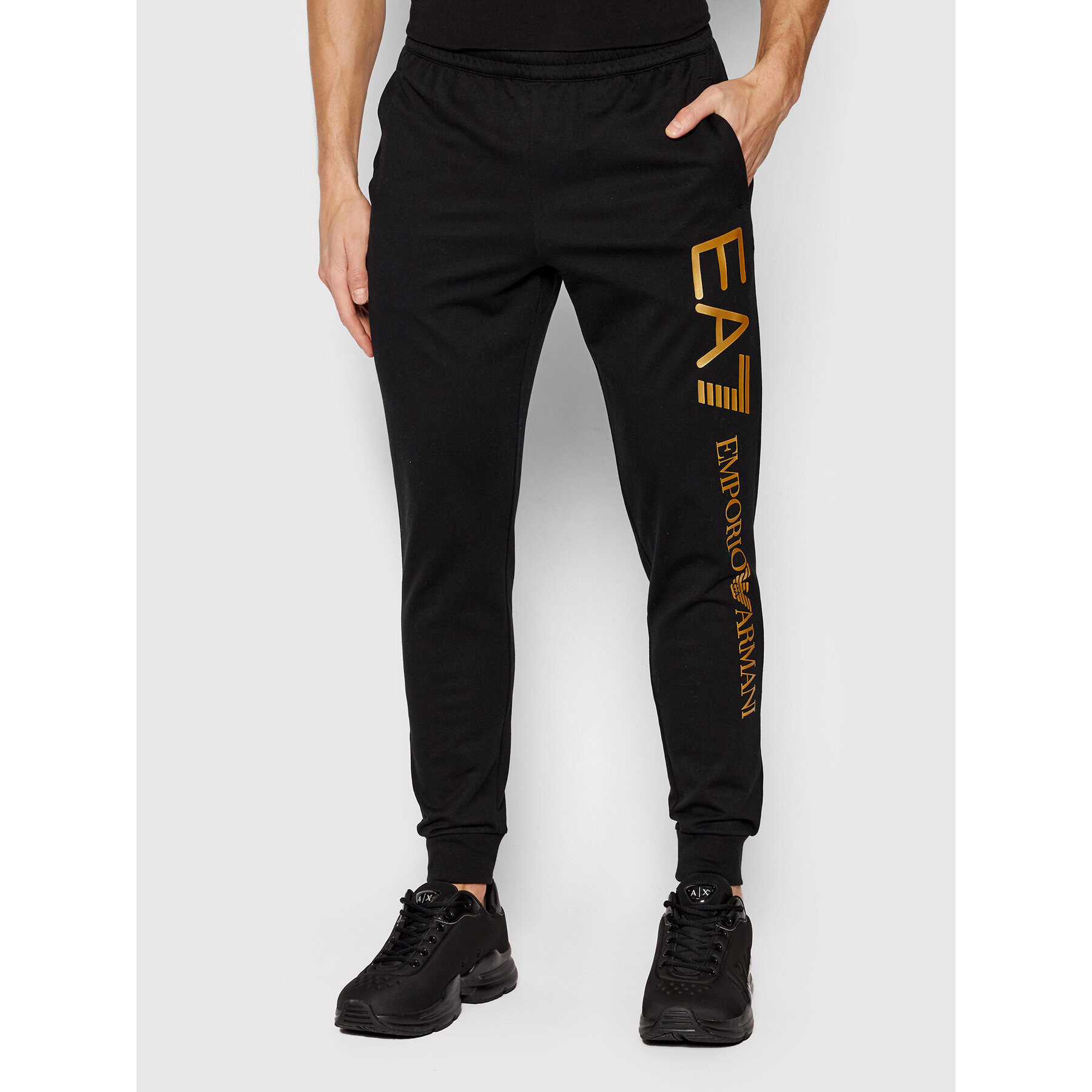 EA7 Emporio Armani Melegítő alsó 8NPPC3 PJ05Z 1203 Fekete Slim Fit - Pepit.hu