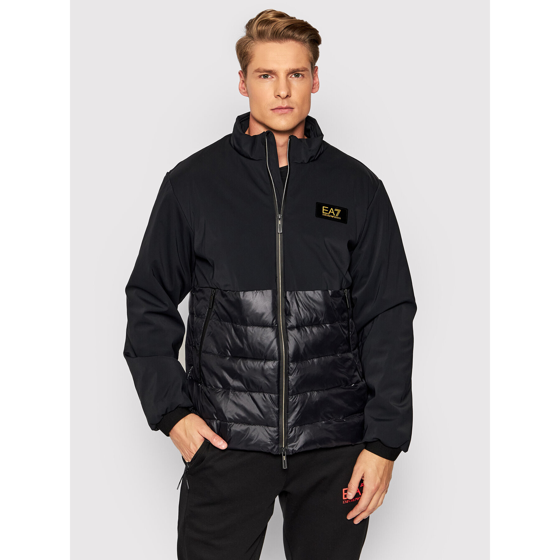 EA7 Emporio Armani Pehelykabát 6KPB22 PNR2Z 1200 Fekete Regular Fit - Pepit.hu