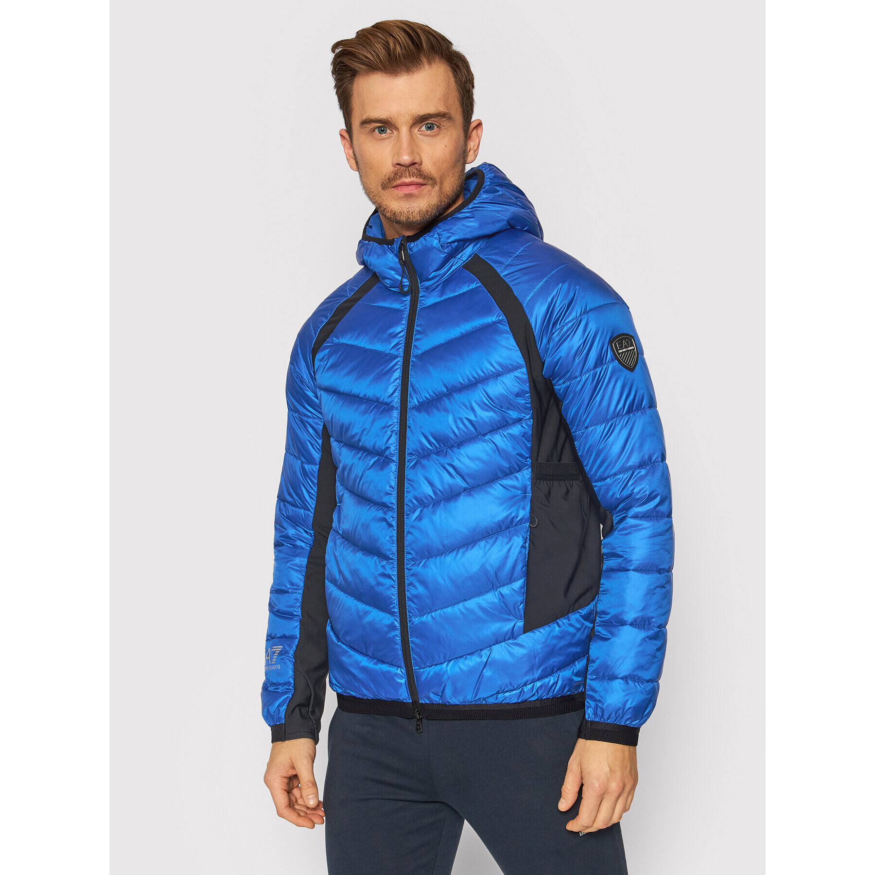 EA7 Emporio Armani Pehelykabát 6KPB43 PNQ9Z 1597 Kék Regular Fit - Pepit.hu