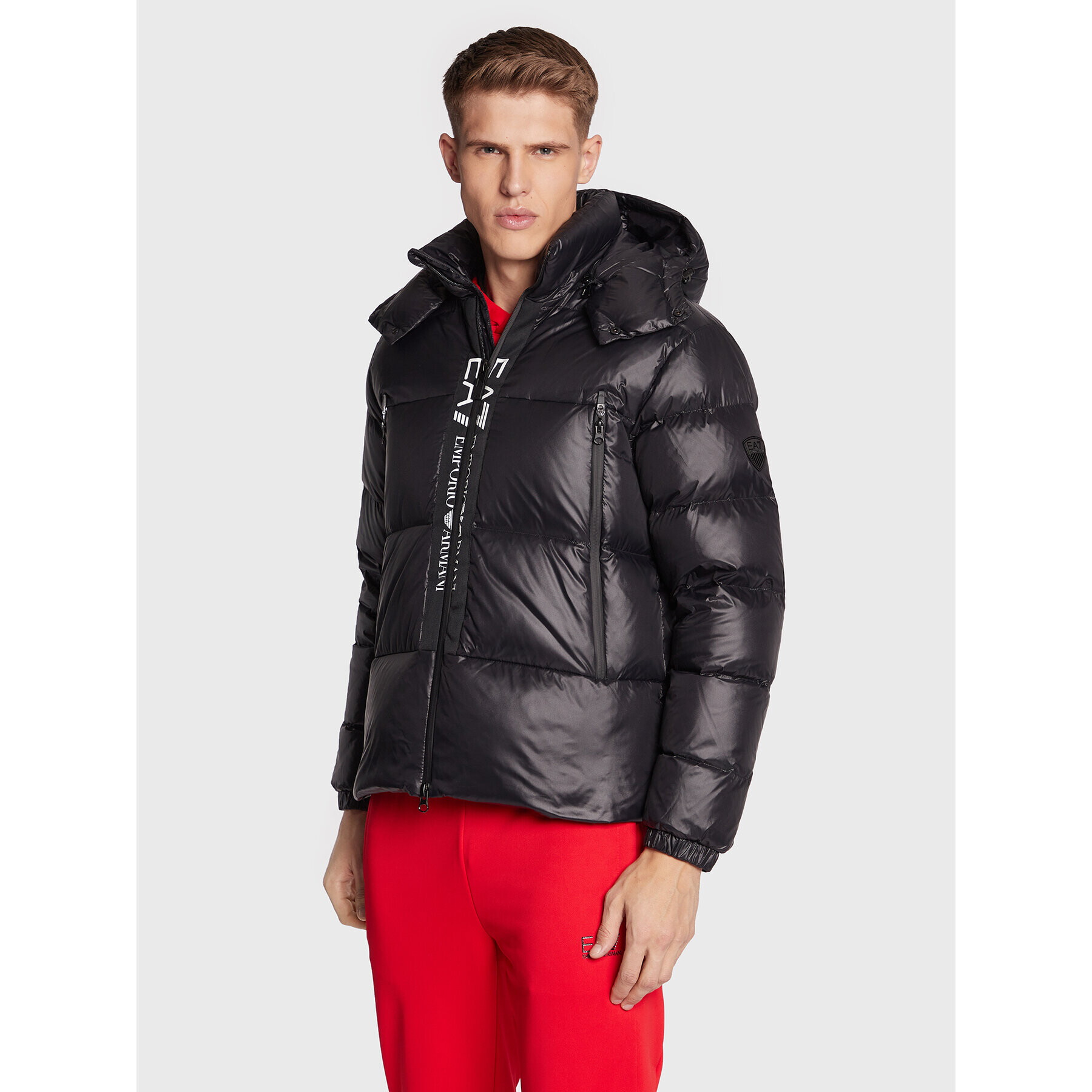 EA7 Emporio Armani Pehelykabát 6LPB01 PNR4Z 1200 Fekete Regular Fit - Pepit.hu