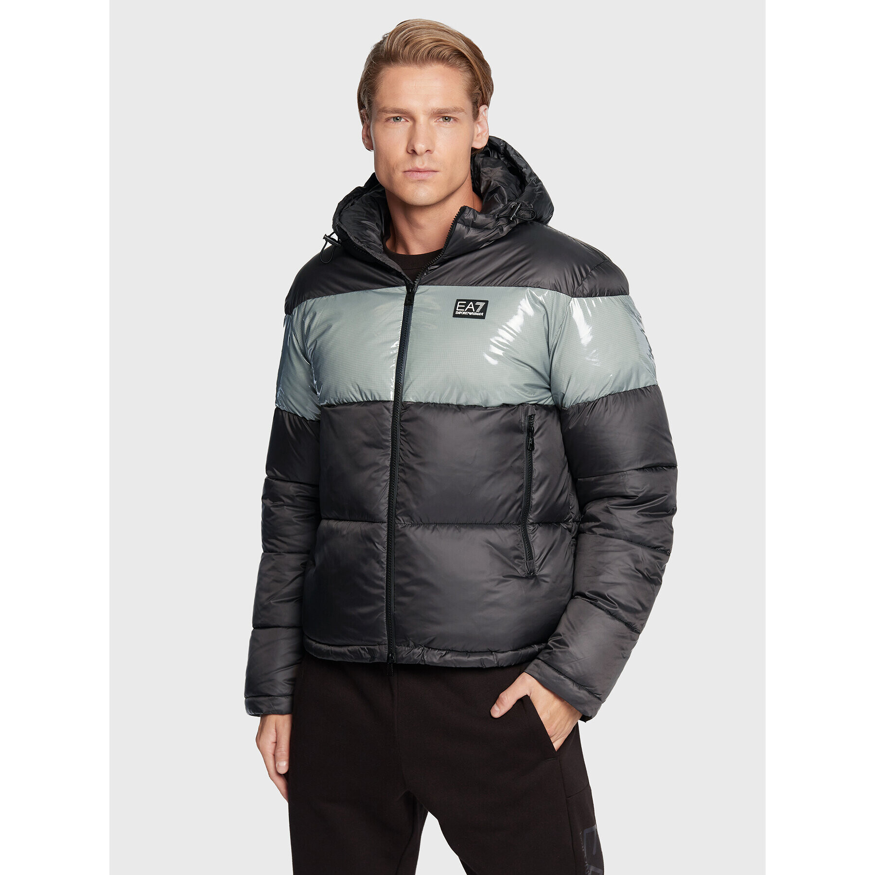 EA7 Emporio Armani Pehelykabát 6LPB10 PN5ZZ 1200 Fekete Regular Fit - Pepit.hu