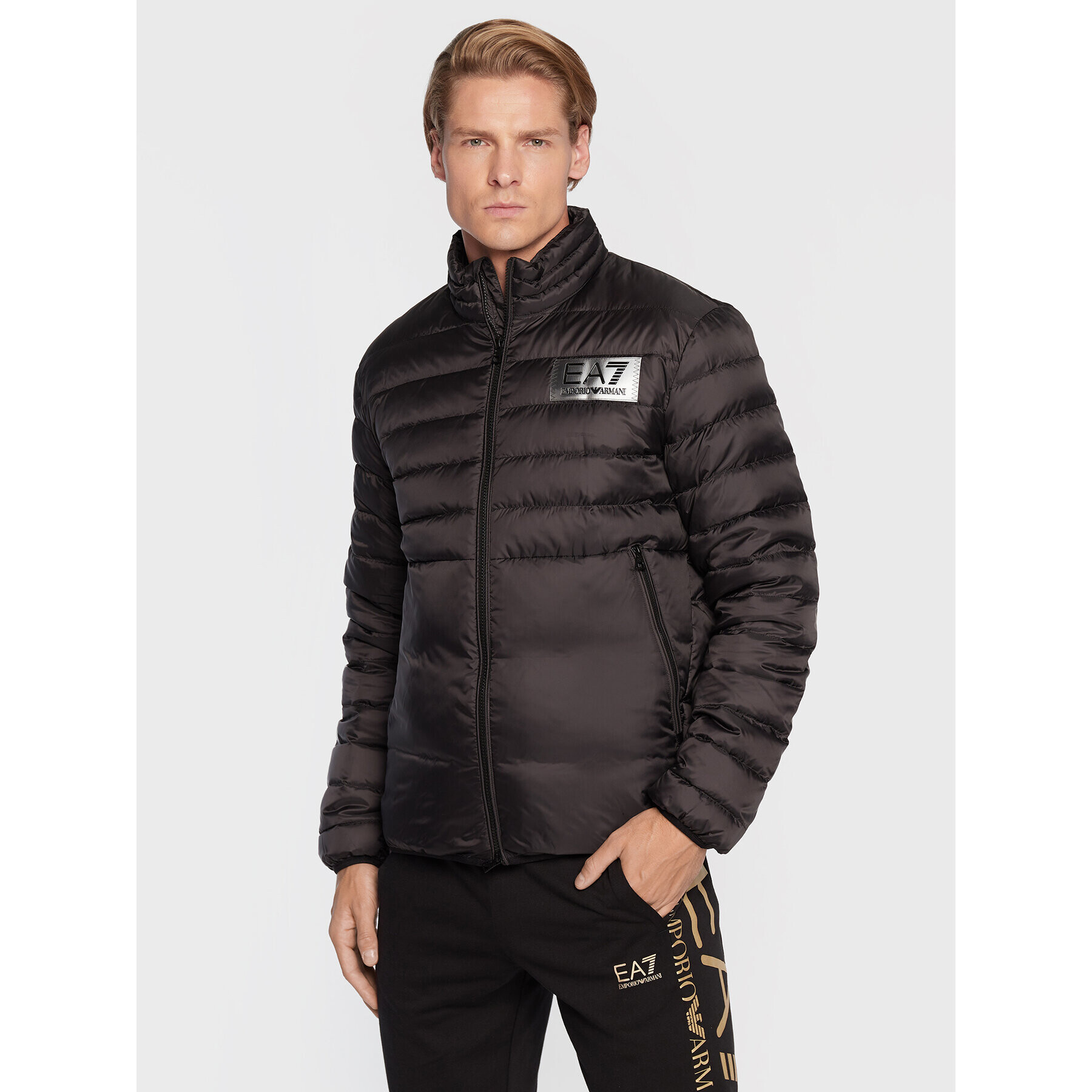 EA7 Emporio Armani Pehelykabát 6LPB14 PN5ZZ 1200 Fekete Regular Fit - Pepit.hu