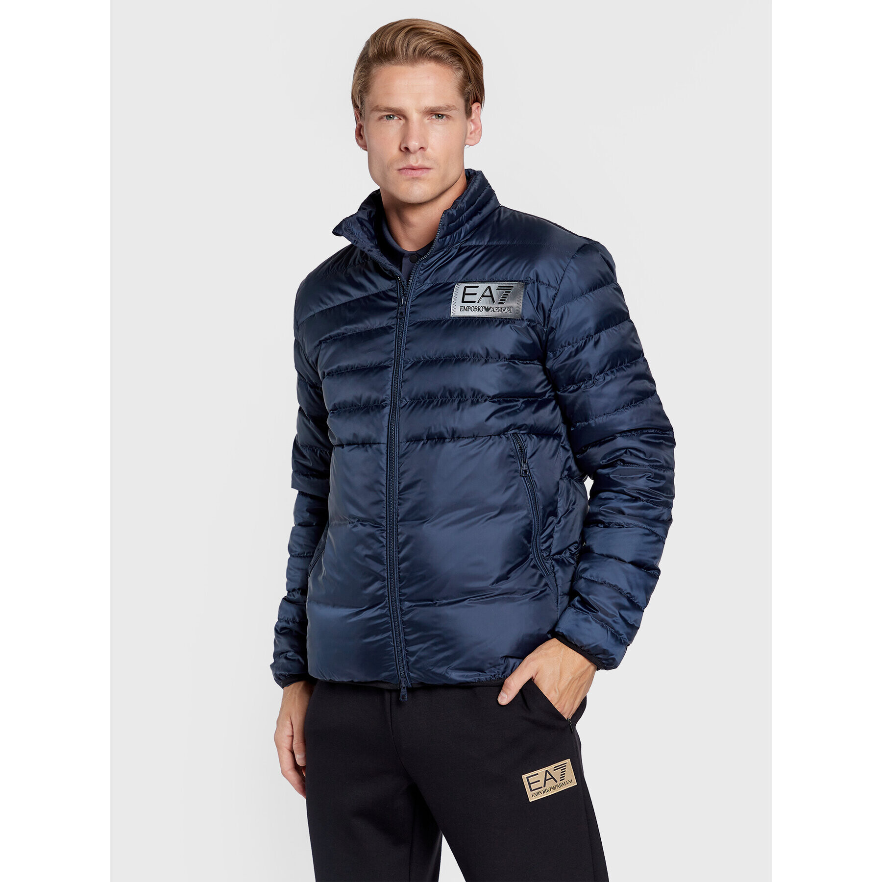 EA7 Emporio Armani Pehelykabát 6LPB14 PN5ZZ 1554 Sötétkék Regular Fit - Pepit.hu