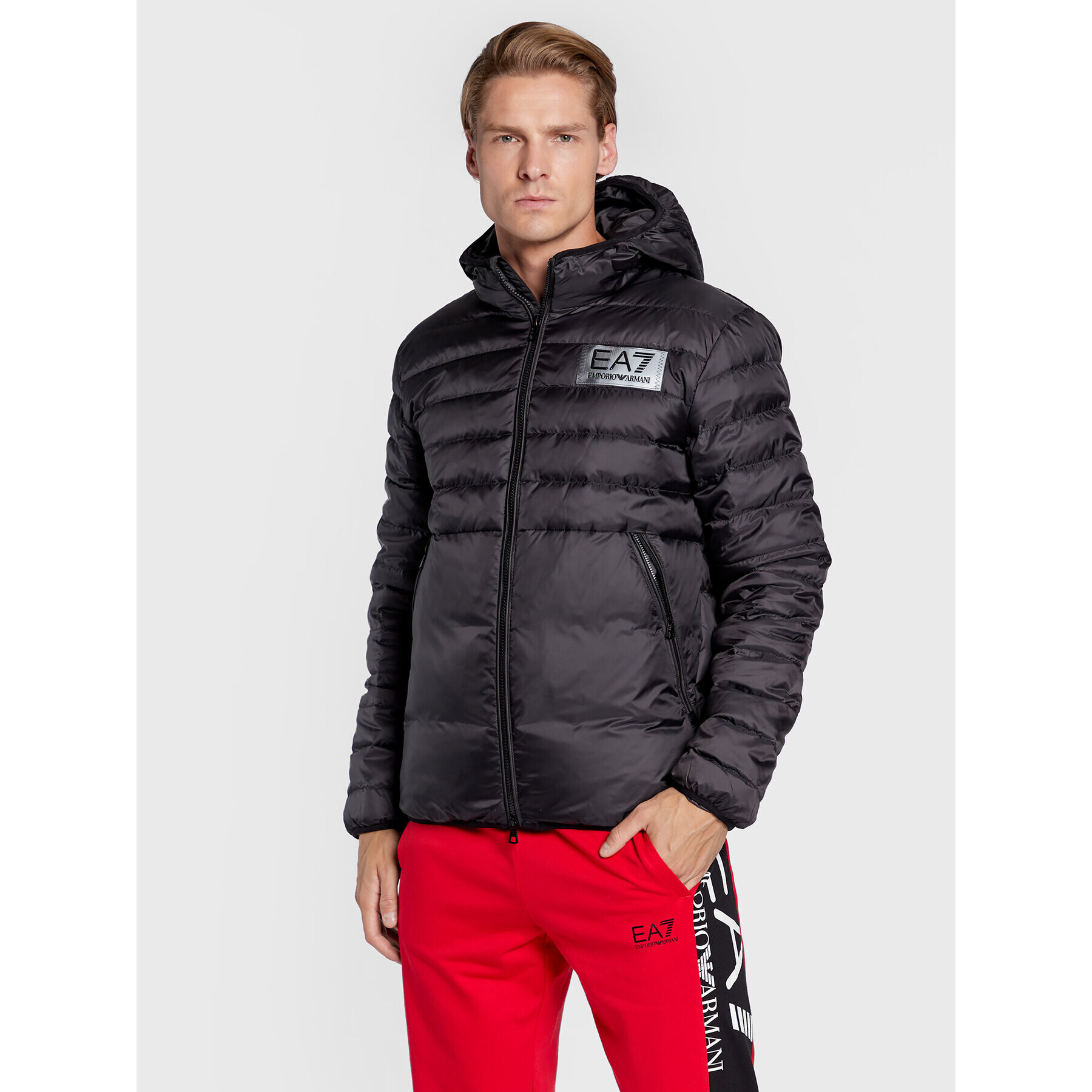 EA7 Emporio Armani Pehelykabát 6LPB16 PN5ZZ 1200 Fekete Regular Fit - Pepit.hu