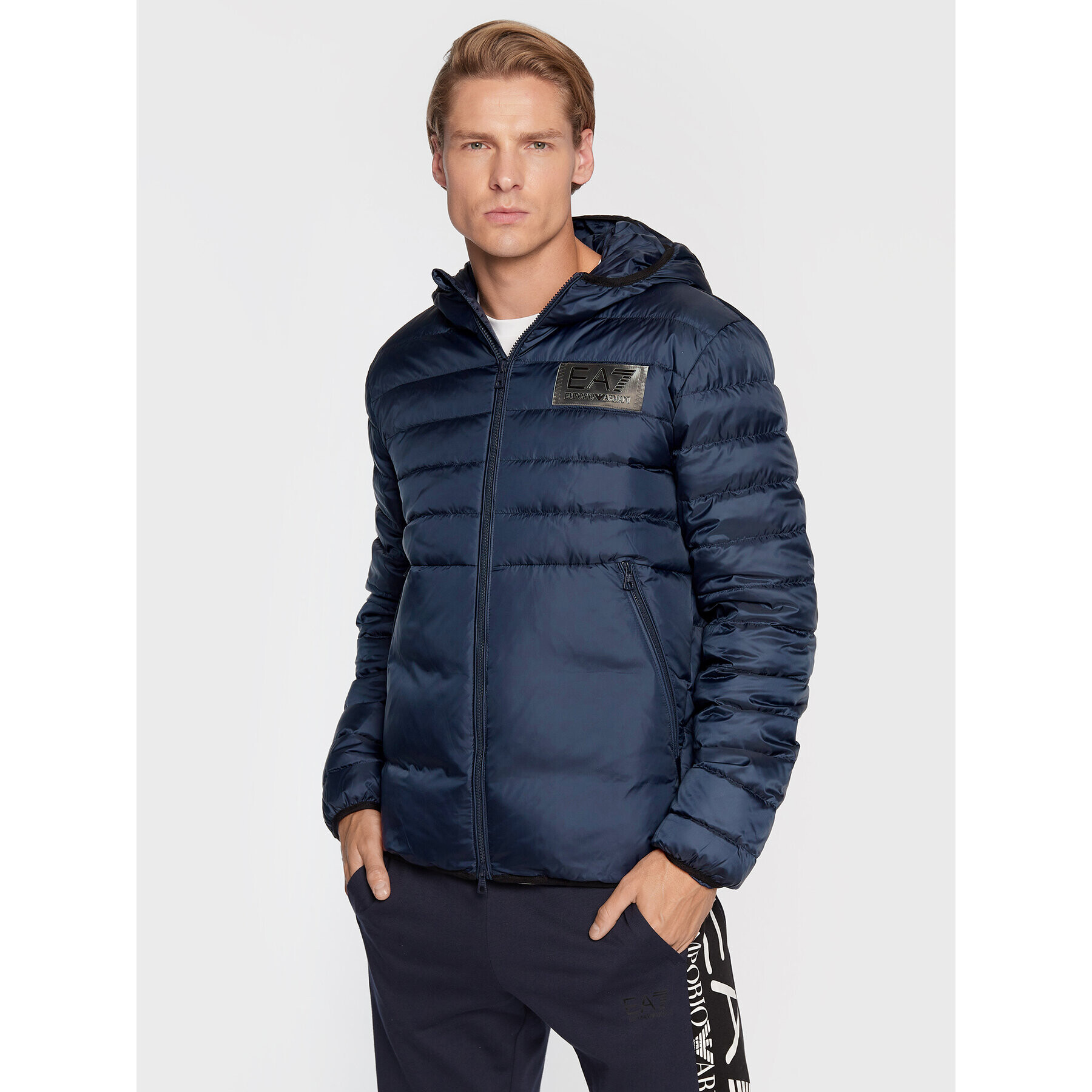 EA7 Emporio Armani Pehelykabát 6LPB16 PN5ZZ 1554 Sötétkék Regular Fit - Pepit.hu