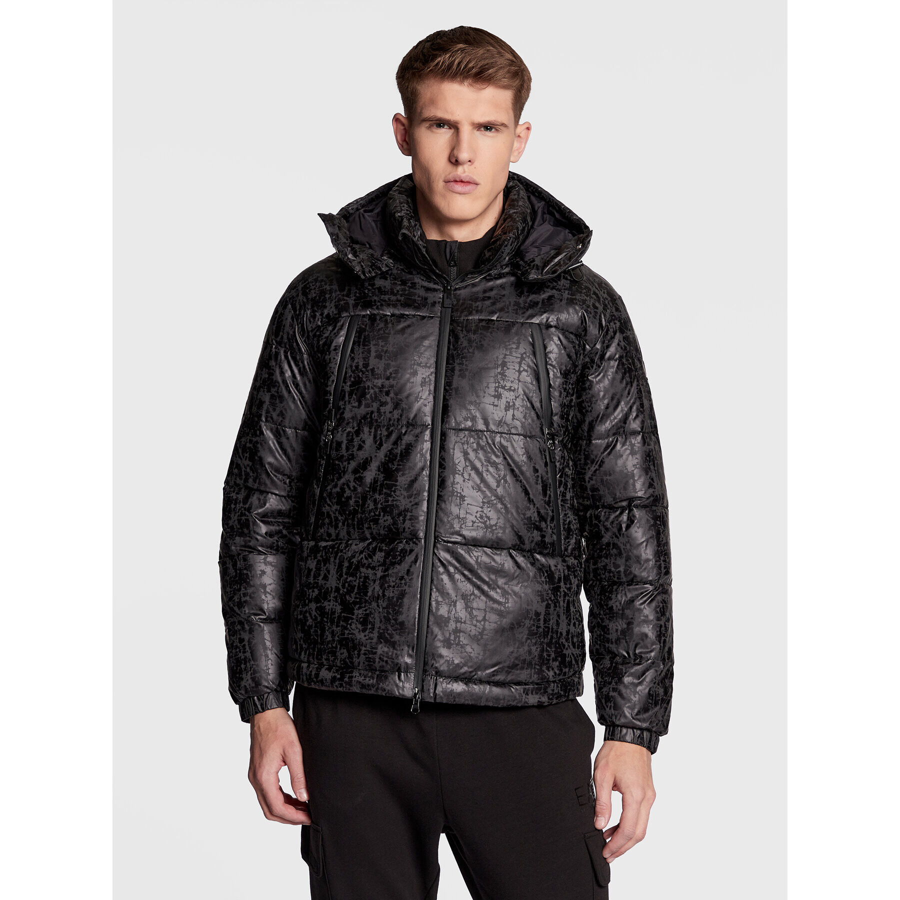 EA7 Emporio Armani Pehelykabát 6LPB48 PNACZ 2211 Fekete Regular Fit - Pepit.hu