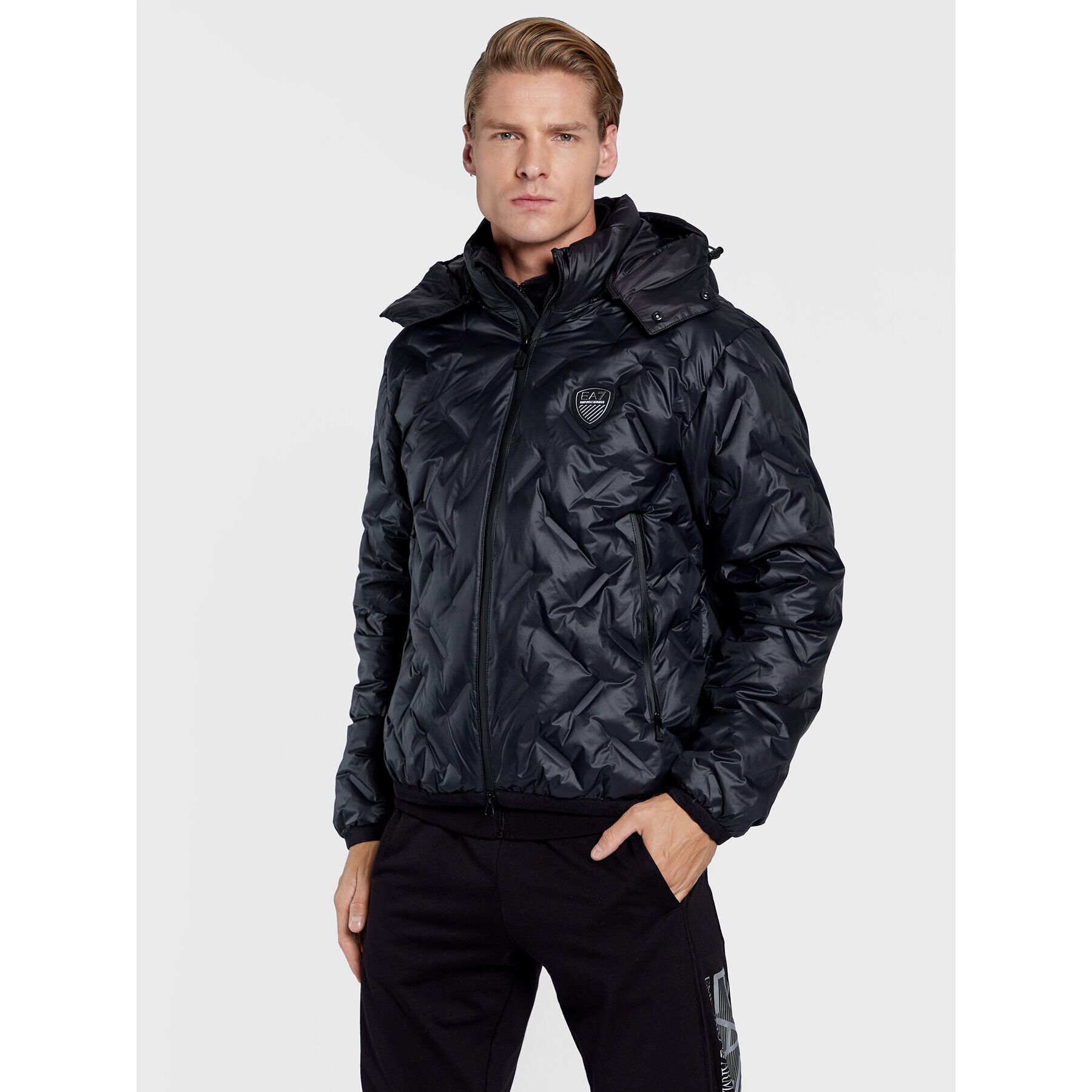 EA7 Emporio Armani Pehelykabát 6LPB64 PN8MZ 1200 Fekete Regular Fit - Pepit.hu