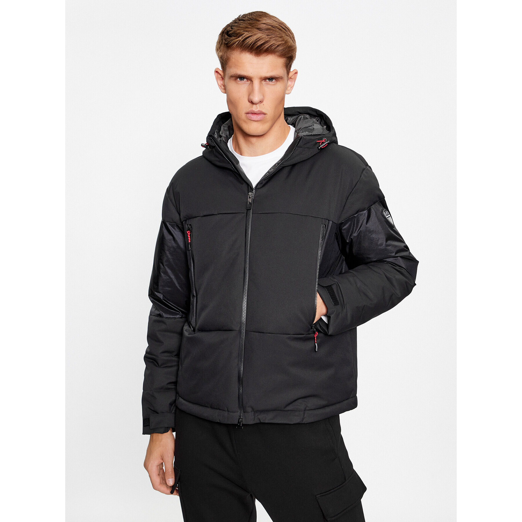 EA7 Emporio Armani Pehelykabát 6RPB10 PNEEZ 1200 Fekete Regular Fit - Pepit.hu