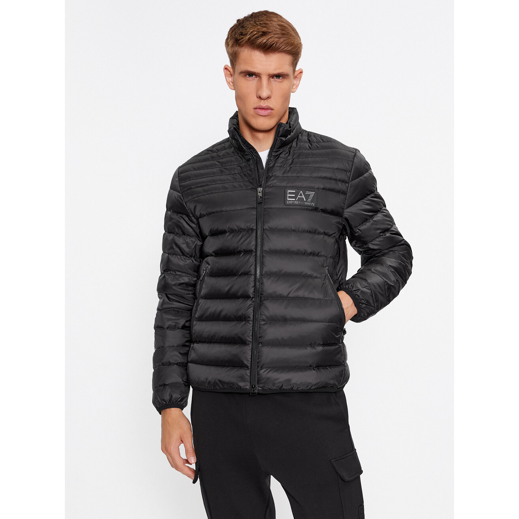 EA7 Emporio Armani Pehelykabát 6RPB14 PN5ZZ 1200 Fekete Regular Fit - Pepit.hu