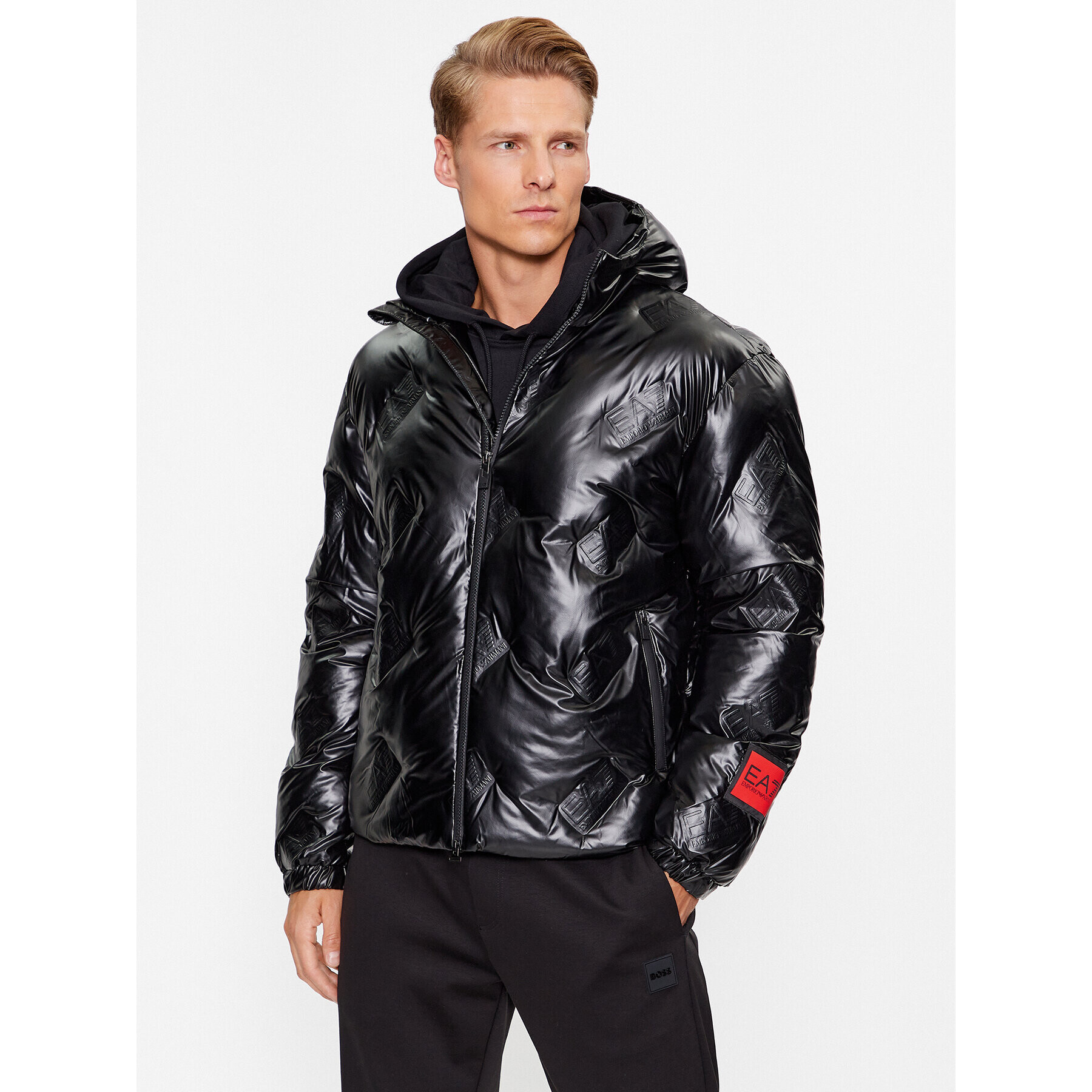 EA7 Emporio Armani Pehelykabát 6RPB34 PNEIZ 1200 Fekete Regular Fit - Pepit.hu