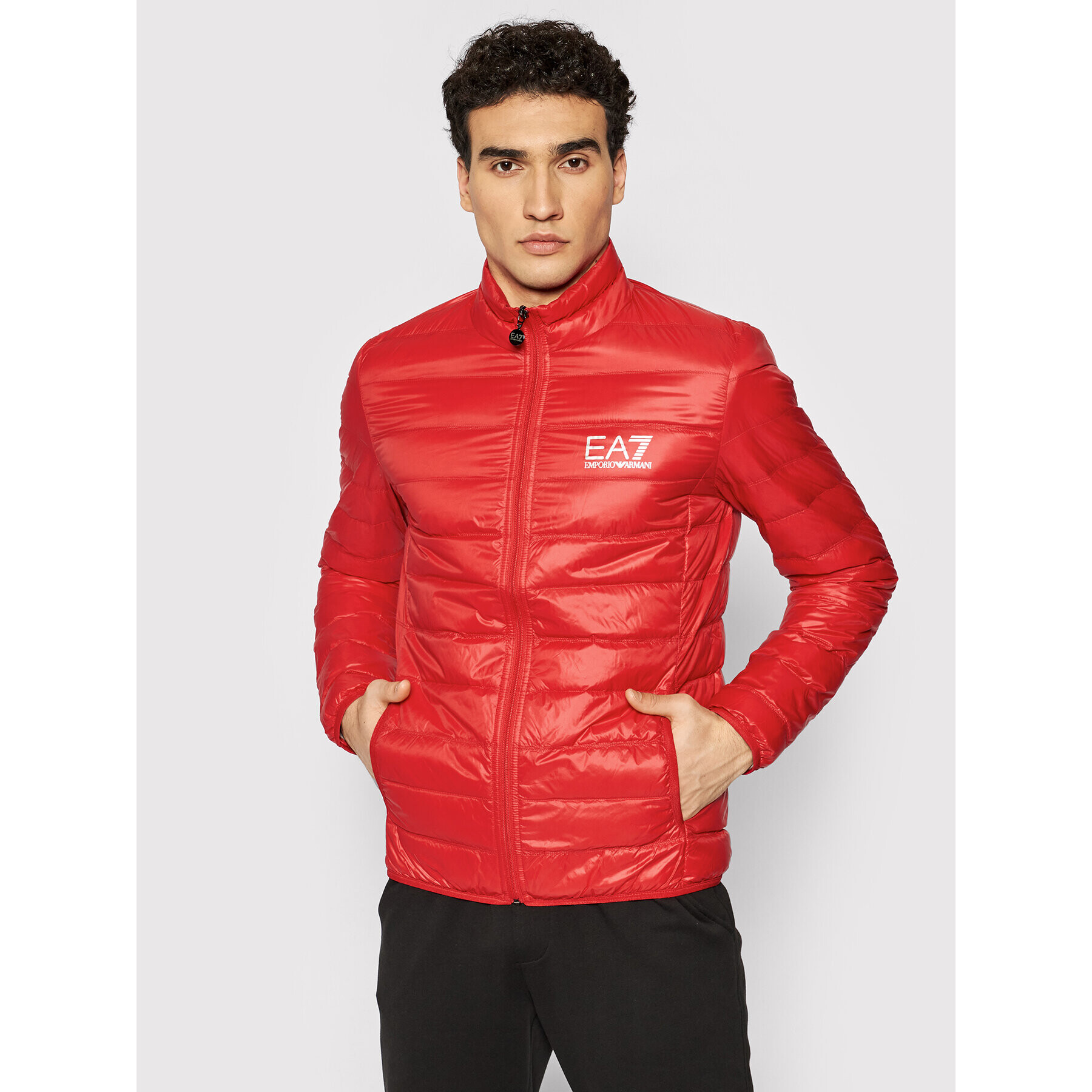 EA7 Emporio Armani Pehelykabát 8NPB01 PN29Z 1451 Piros Regular Fit - Pepit.hu