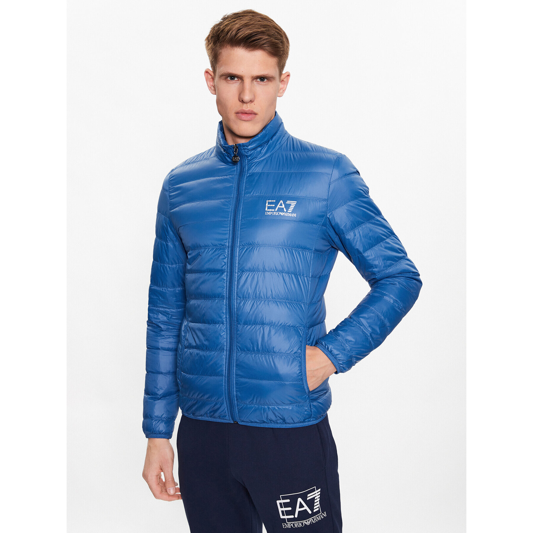 EA7 Emporio Armani Pehelykabát 8NPB01 PN29Z 1538 Kék Regular Fit - Pepit.hu