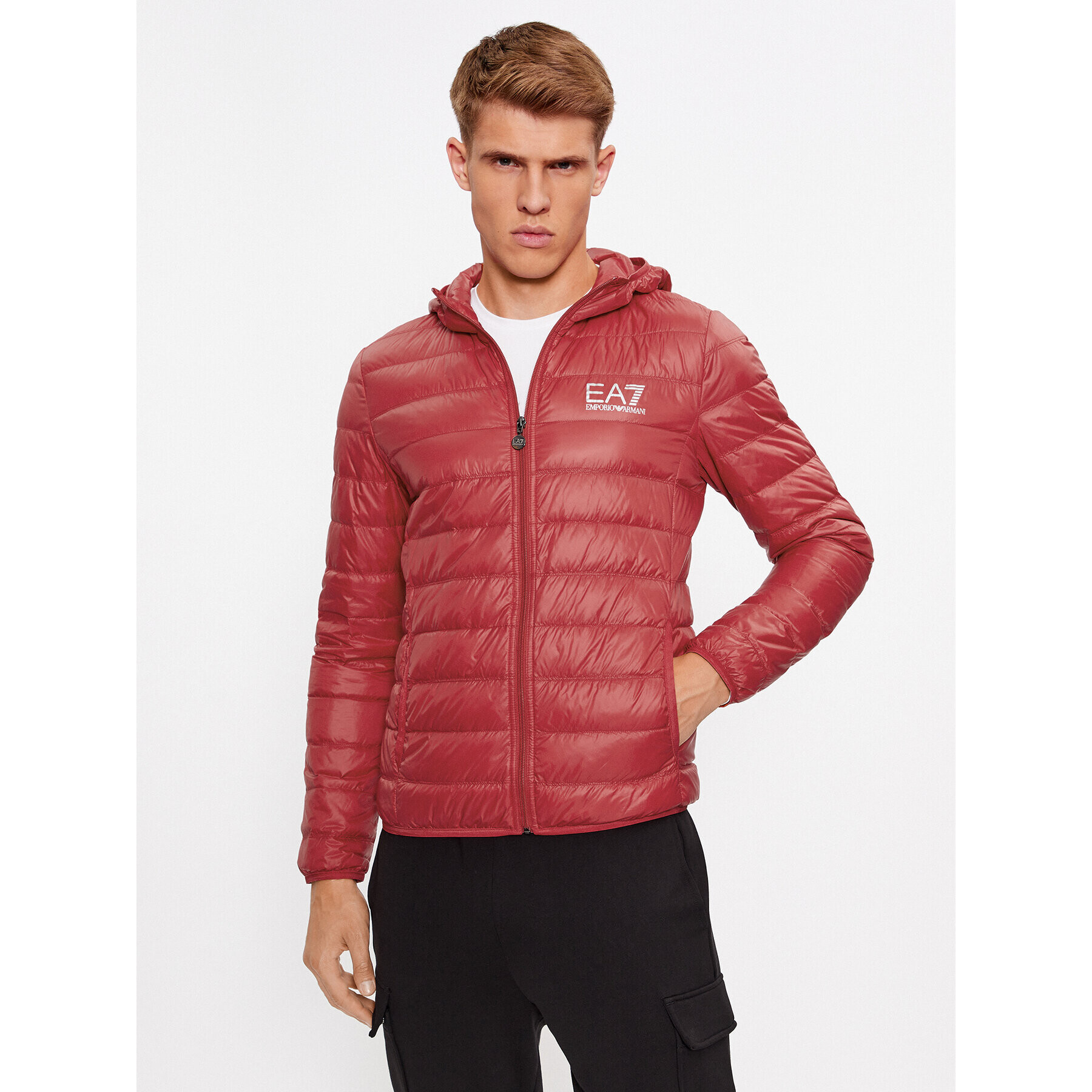 EA7 Emporio Armani Pehelykabát 8NPB02 PN29Z 1462 Piros Regular Fit - Pepit.hu