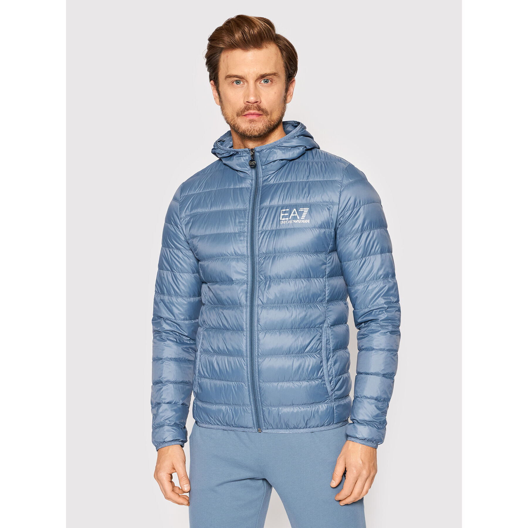 EA7 Emporio Armani Pehelykabát 8NPB02 PN29Z 1537 Kék Regular Fit - Pepit.hu